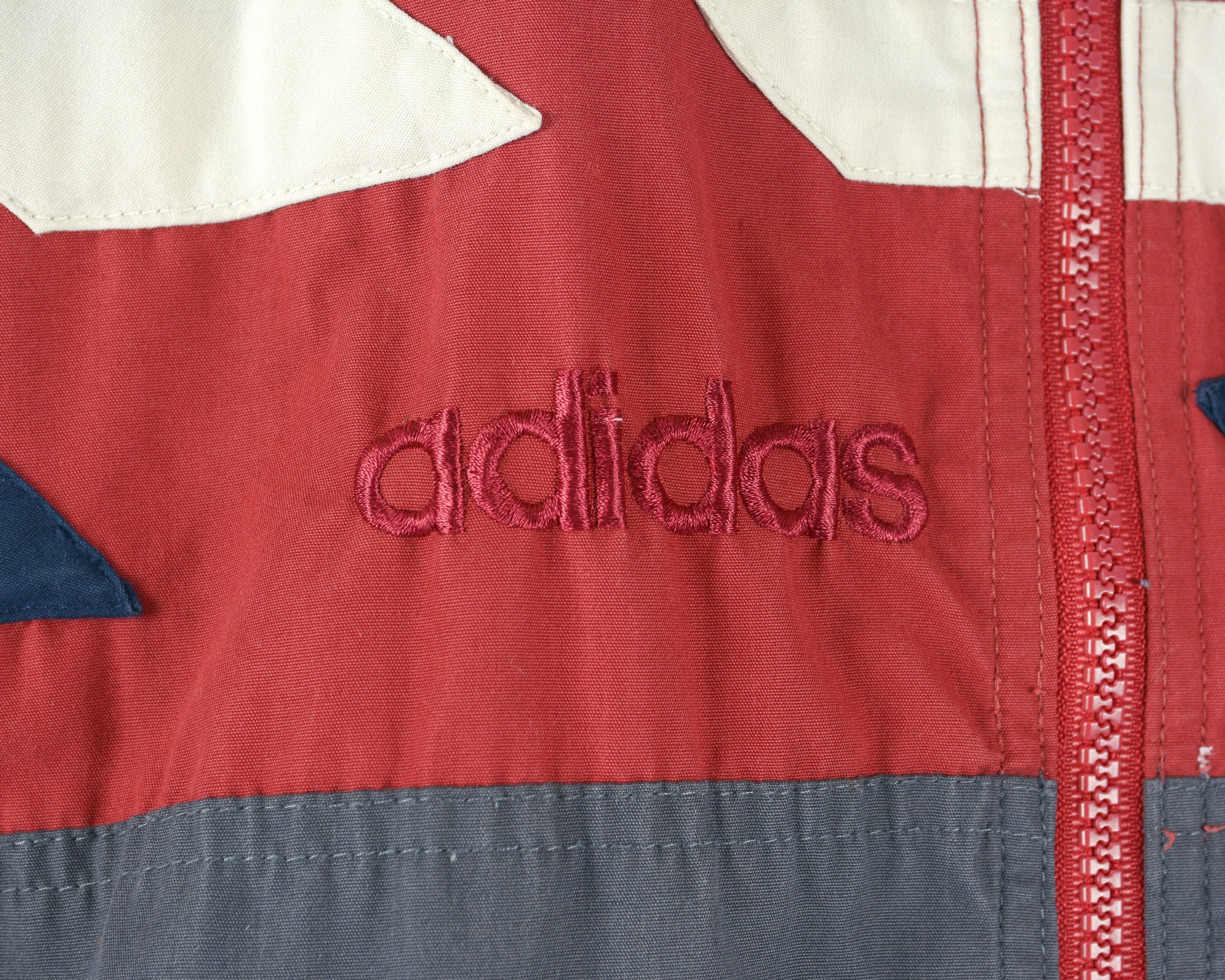 Adidas 90s Men Retro Tracksuit Jacket Jumper Sport Full Zip Top Size US L / EU 52-54 / 3 - 3 Thumbnail