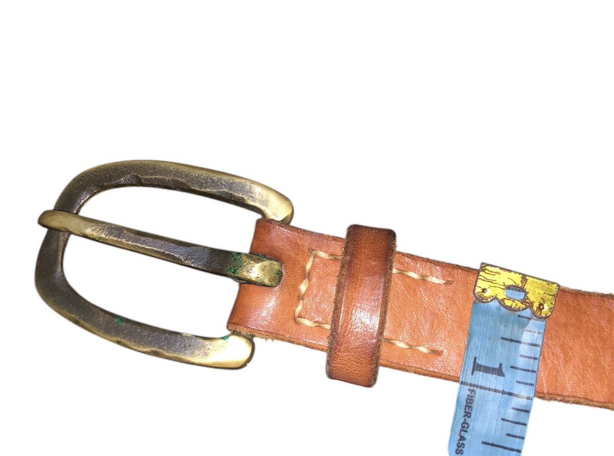Kapital × Kapital Kountry Kapital Leather Belt Solid Brass Buckle Belt Size ONE SIZE - 18 Thumbnail