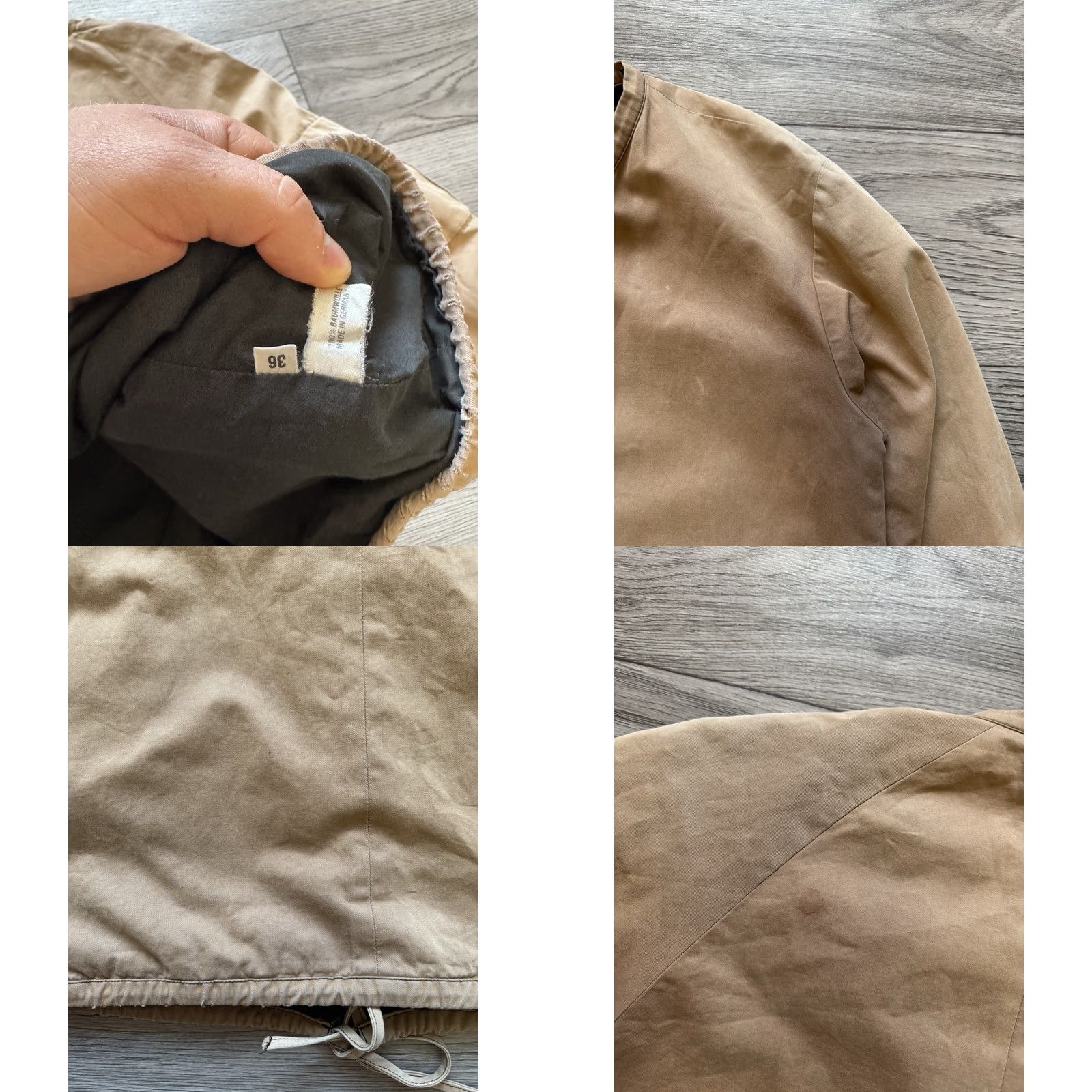 Vintage VINTAGE Susanne Bommer Bomber Jacket Women’s Size 36 Beige Cotton Regular Jacket Women 36 Bomber 6/10 Size XS / US 0-2 / IT 36-38 - 11 Thumbnail