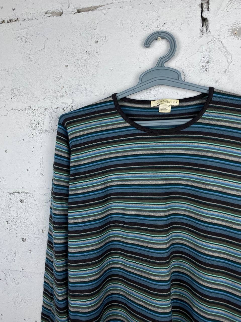 John Smedley John Smadley New Zealand Merino Wool Knit Striped Sweater Size US M / EU 48-50 / 2 - 3 Thumbnail