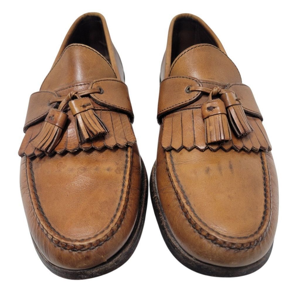 Allen Edmonds Allen Edmonds Enfield Tassel Loafers Size 12 Men's Brown Size US 12 / EU 45 - 9 Thumbnail