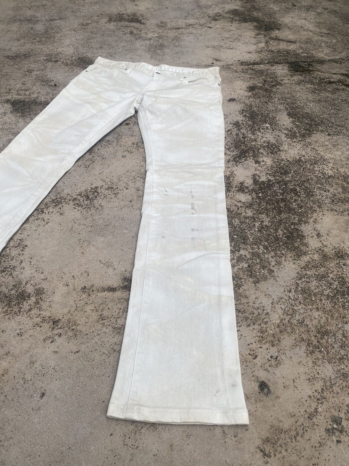If Six Was Nine × Tornado Mart Tornado Mart Waxed Strechable Jeans Size US 32 / EU 48 - 2 Thumbnail