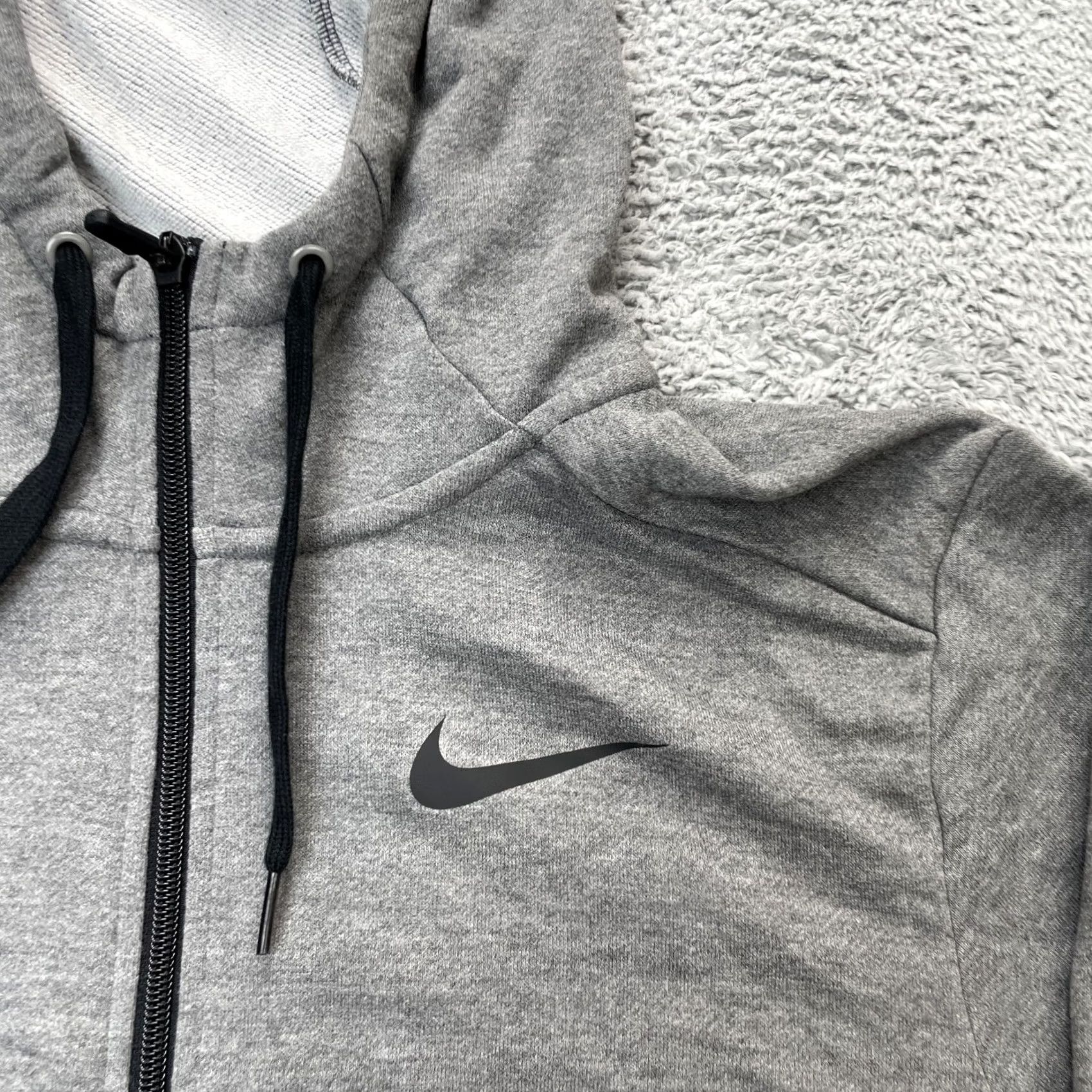 Nike Nike Hoodie Men M Gray Dri Fit Full Zip Training Kangaroo Pocket Size US M / EU 48-50 / 2 - 4 Thumbnail