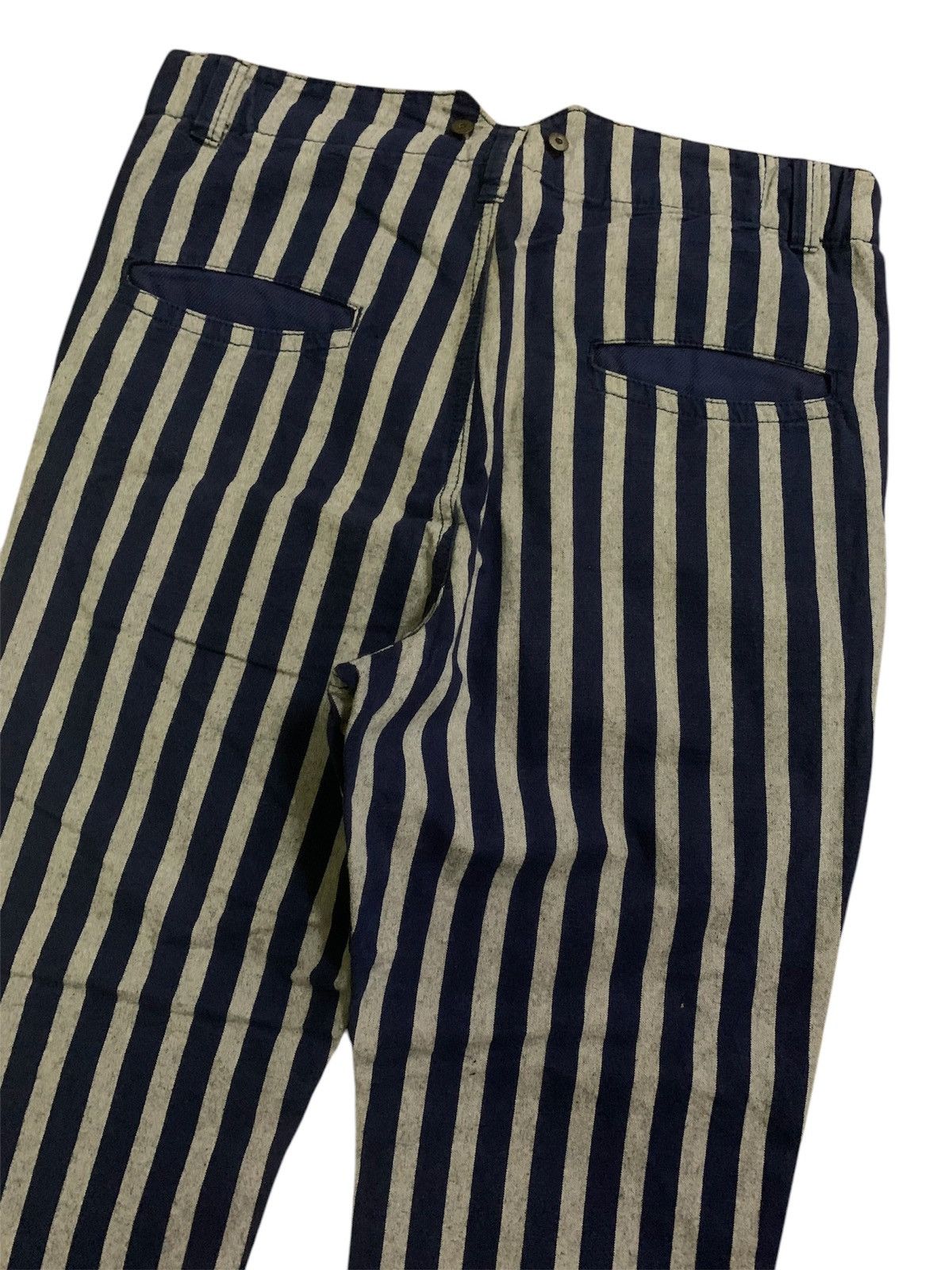 Gaultier Homme Objet 💥Japanese North Objet Stripe Pant Size US 32 / EU 48 - 5 Thumbnail