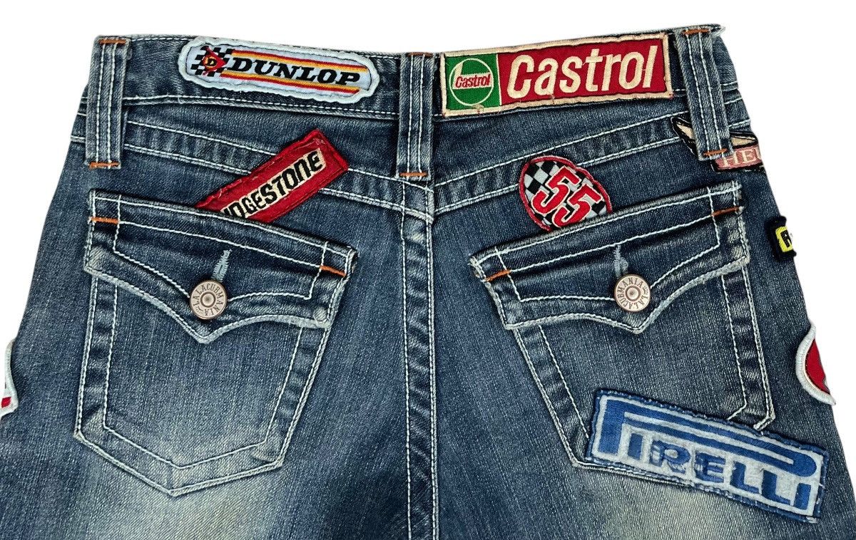 Japanese Brand Vintage Lalacub Mania Japan “73ees” Racing Jeans Size 28" / US 6 / IT 42 - 7 Thumbnail