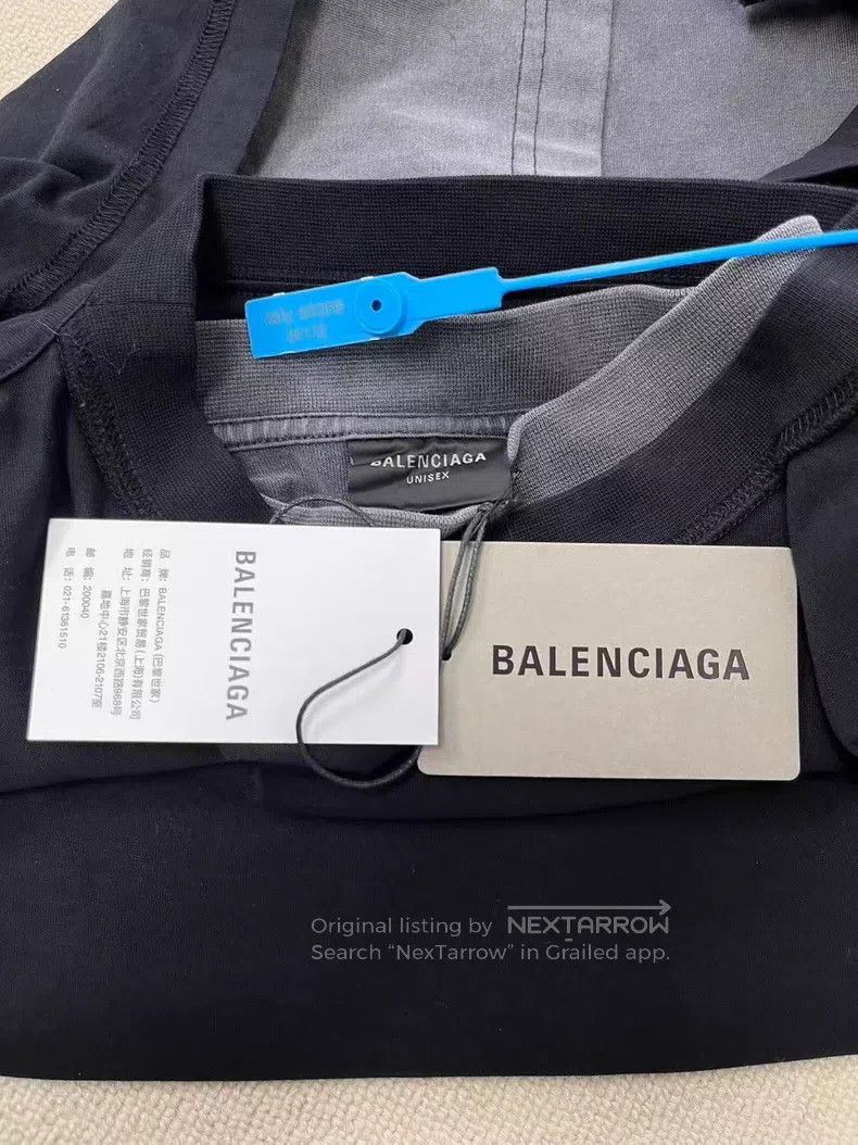 Balenciaga Balenciaga Plain color faux two-piece round neck long slee Size US S / EU 44-46 / 1 - 4 Thumbnail