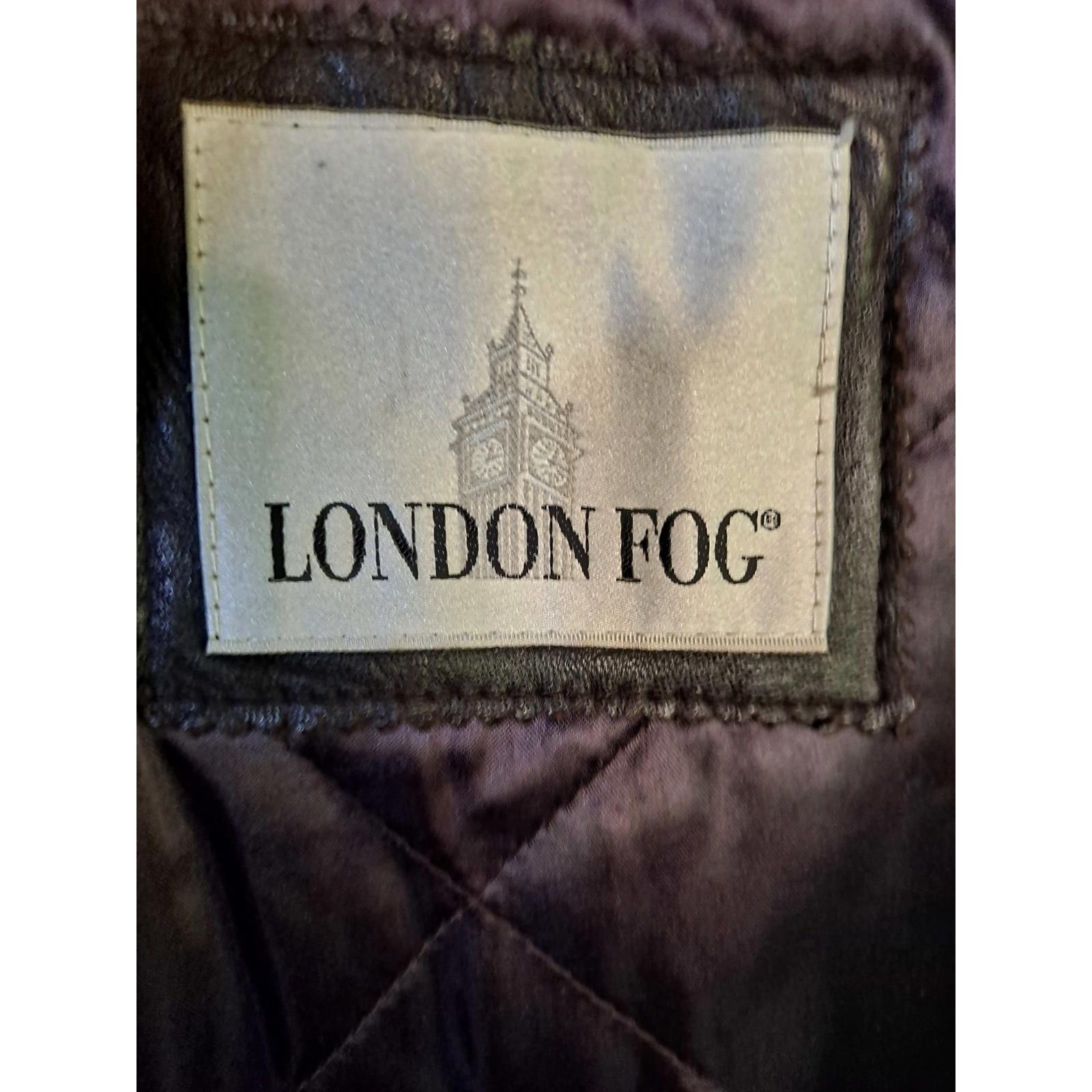 London Fog Vintage London Fog Long Brown Lined Leather Jacket with Hood Size US S / EU 44-46 / 1 - 5 Thumbnail