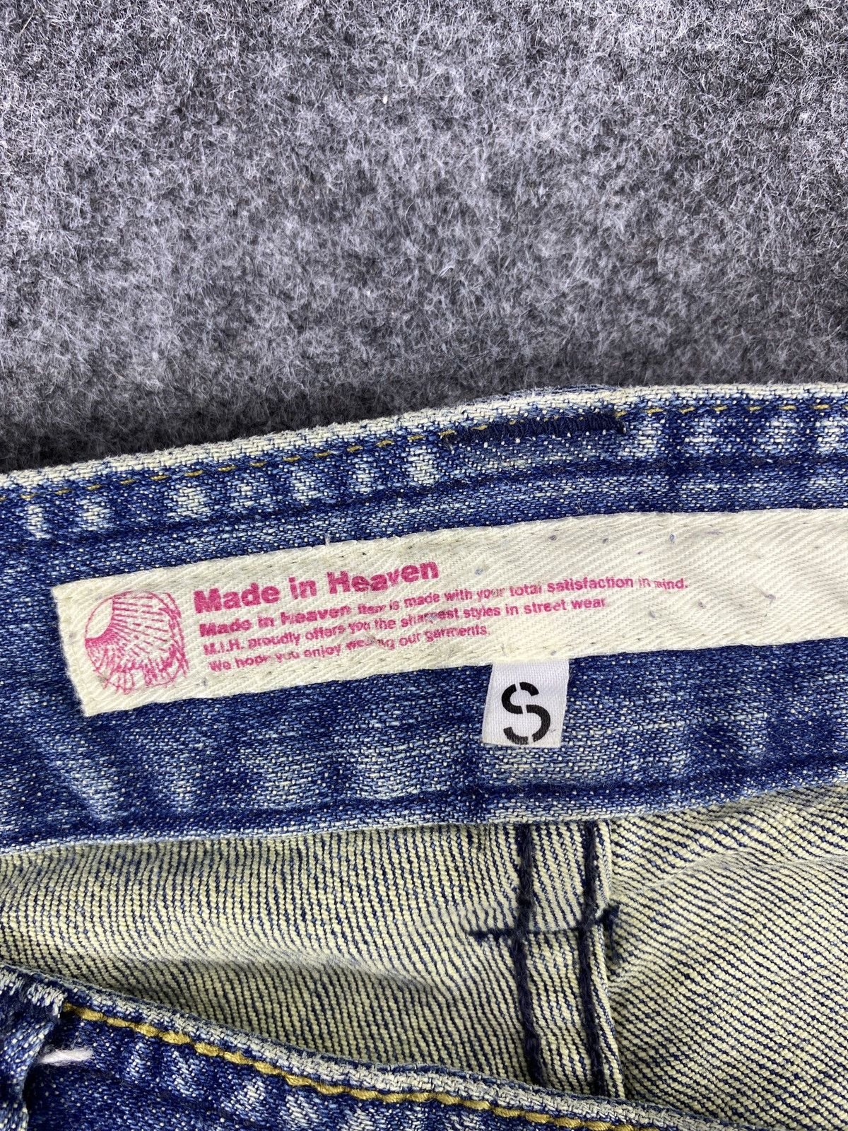 Japanese Brand × Jean Japanese Brand Blue Wash Flare Jeans - J1055 Size 29" - 8 Thumbnail
