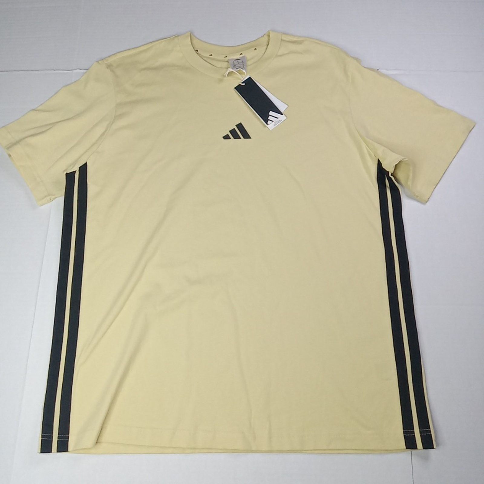 Adidas Adidas T-Shirt Men's XL Essentials Single Jersey Yellow NWT Size US XL / EU 56 / 4 - 1 Thumbnail