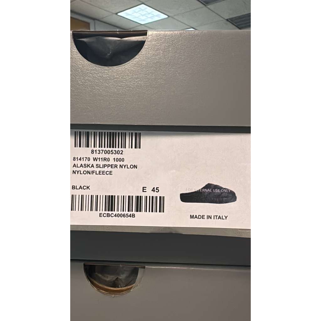 Balenciaga o1rshd1 Alaska Slipper Nylon in Black Size US 12 / EU 45 - 19 Thumbnail