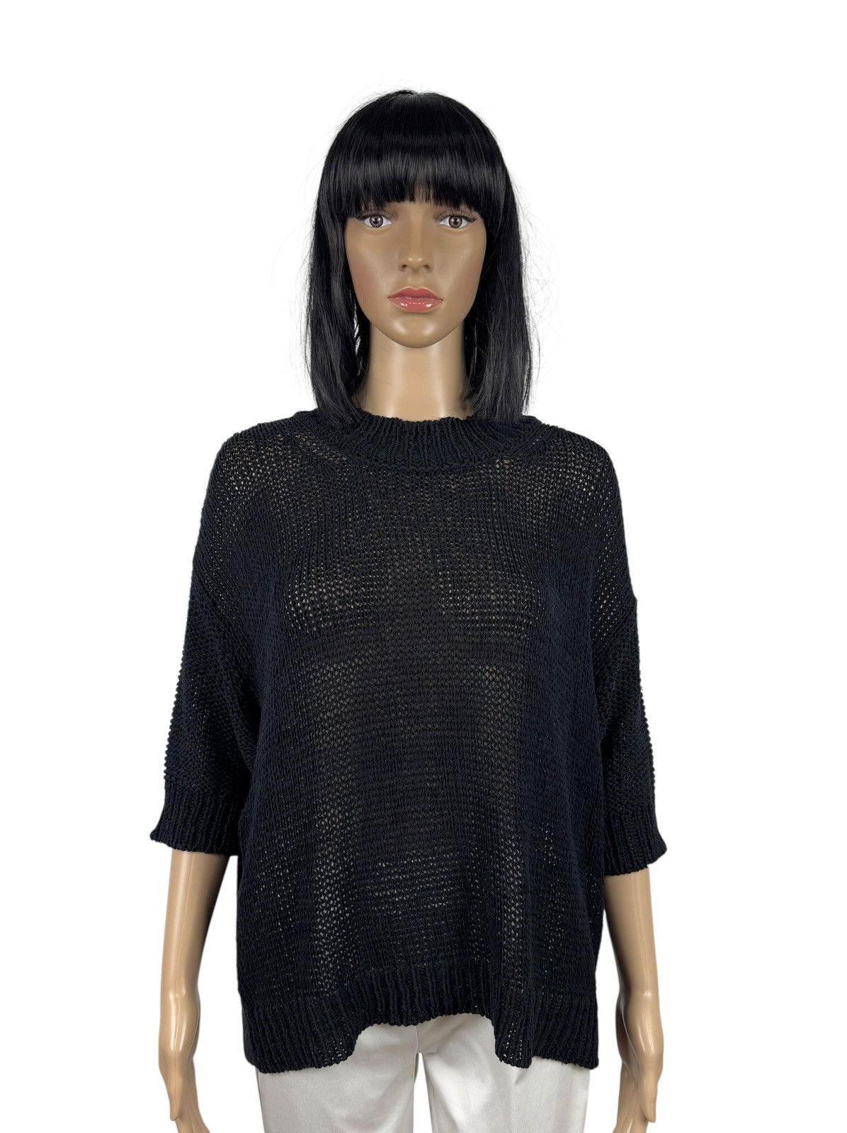Roberto Collina Roberto Collina Cotton Knit Blouse Short Sleeve Oversized XS Size XS / US 0-2 / IT 36-38 - 1 Thumbnail