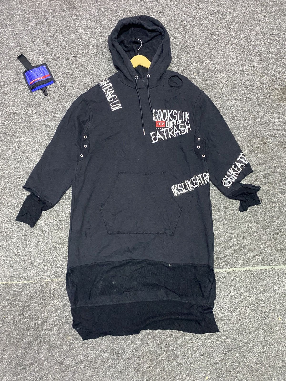 Diesel Diesel hoodie long sweatshirt Size L / US 10 / IT 46 - 1 Thumbnail