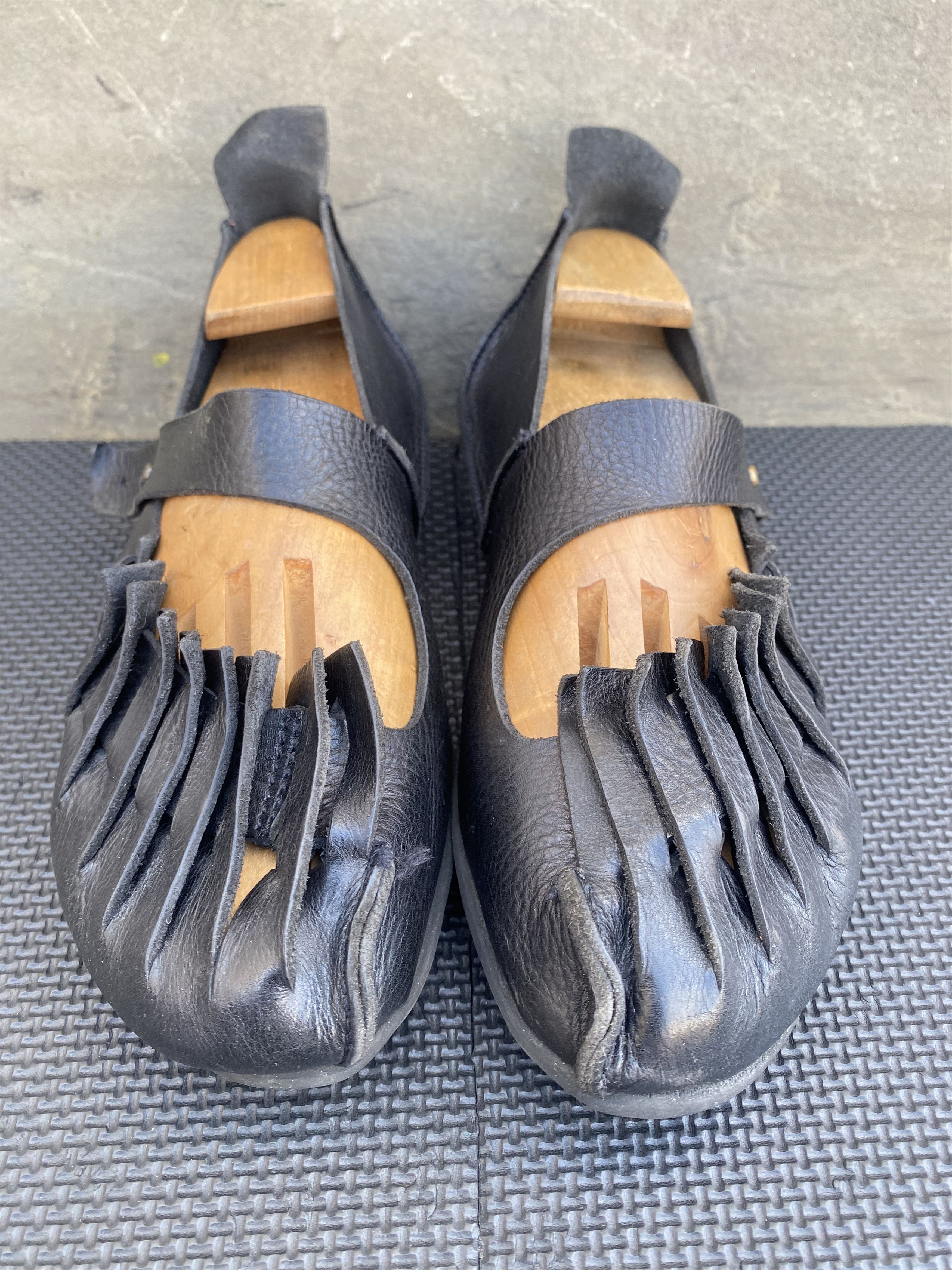 Trippen Trippen Women's Leather Black Flats Maryjane Medieval Size US 8 / IT 38 - 4 Thumbnail