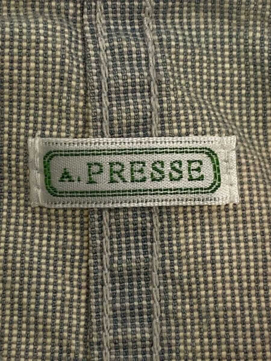 A.PRESSE Blue Cotton Indigo Pin Check Coverall 25ss Size US M / EU 48-50 / 2 - 2 Thumbnail
