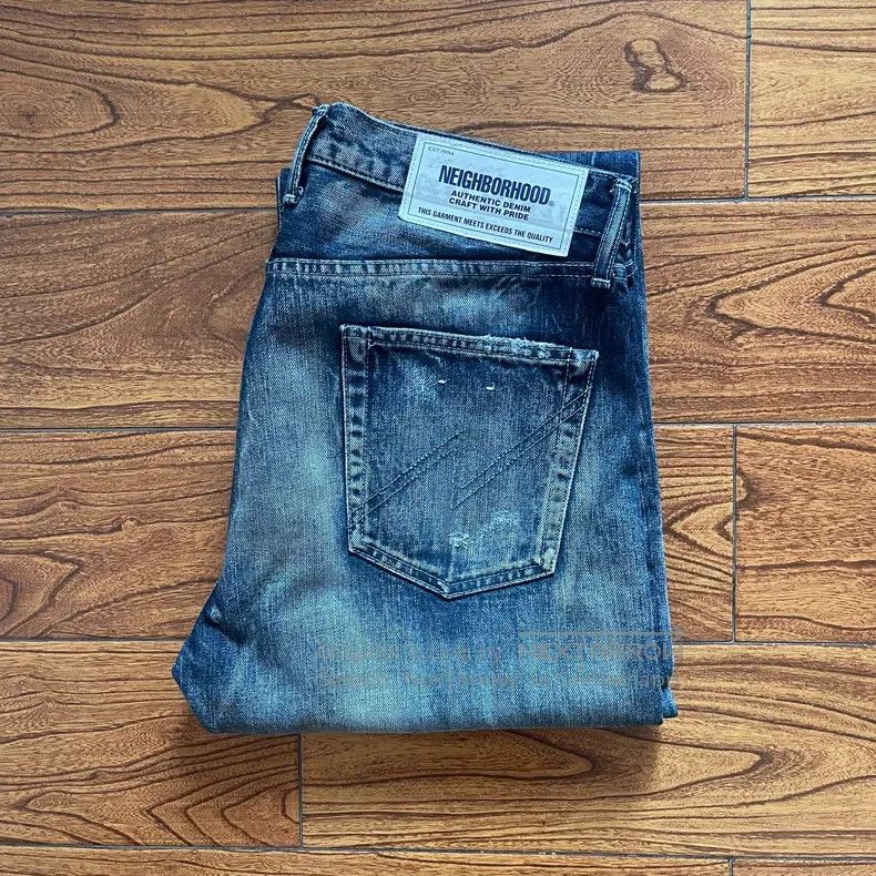 Neighborhood Neighborhood size L 20ss Bullet Savage King Denim Jeans Size US 27 - 1 Thumbnail