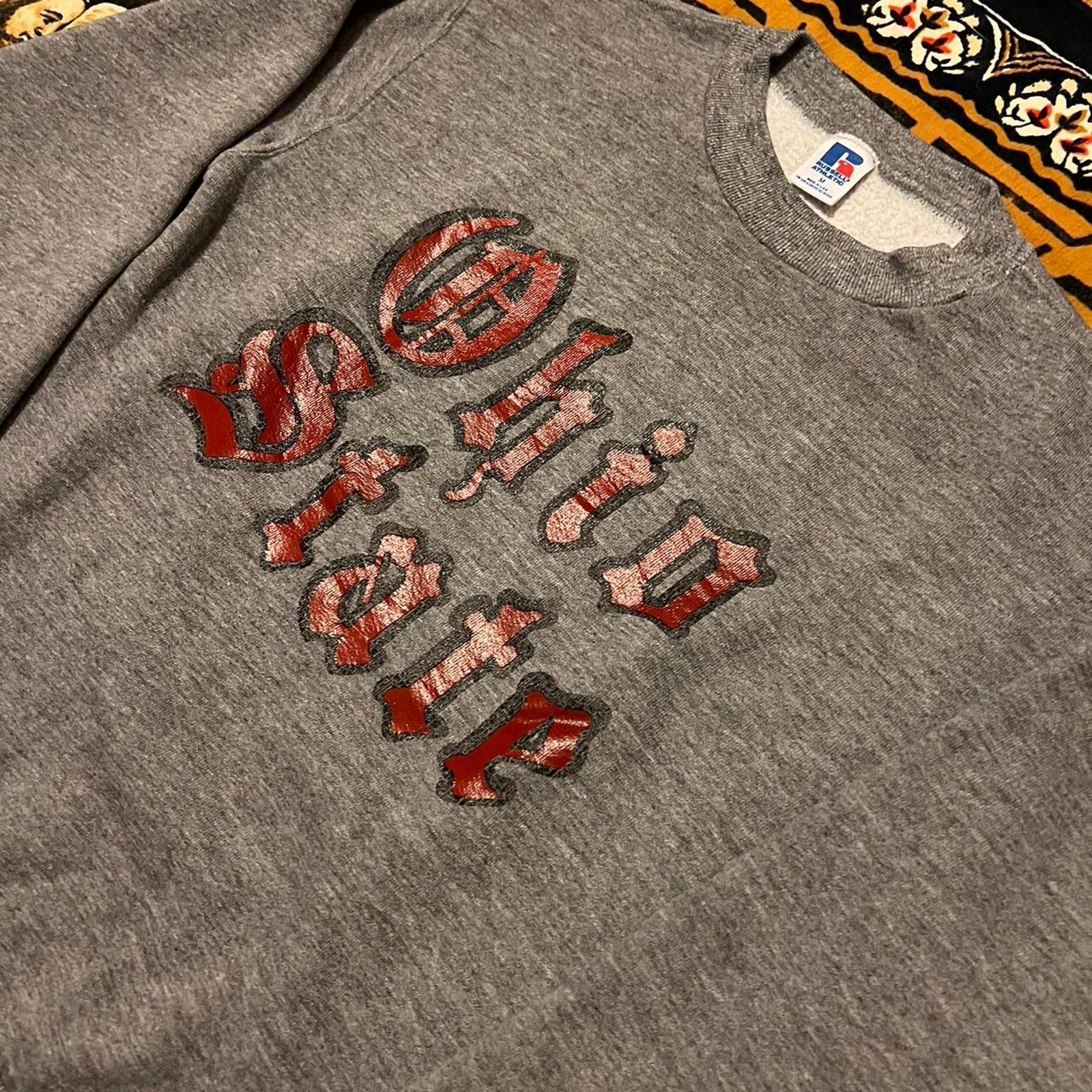 Russell Athletic Vintage russell athletic ohio state crewneck sweater college Size US M / EU 48-50 / 2 - 3 Thumbnail