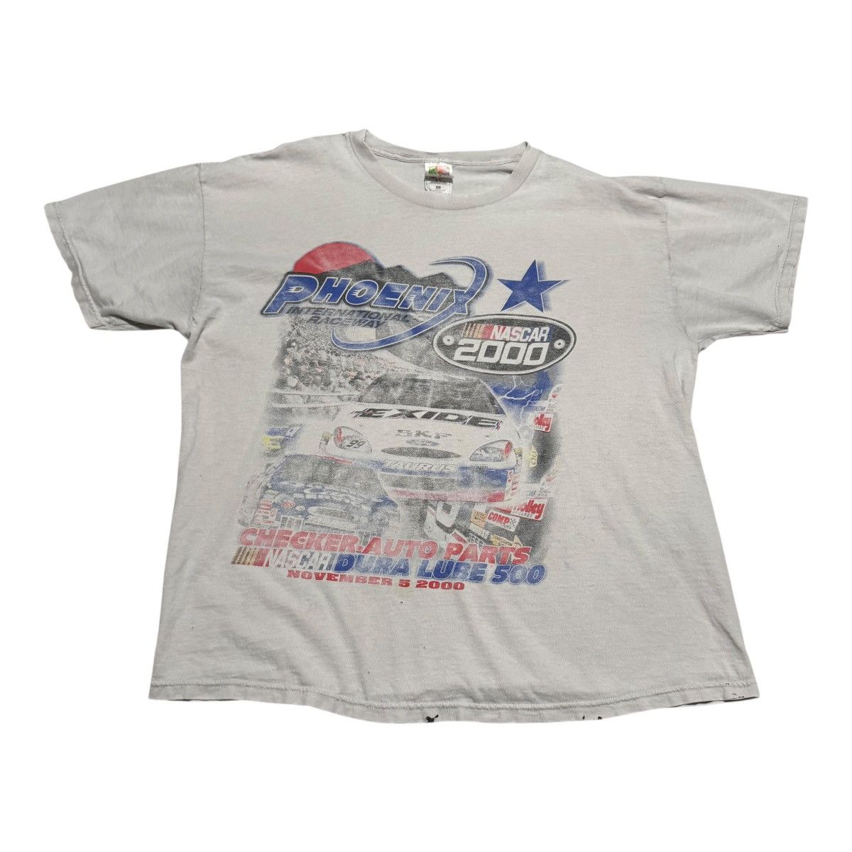 Fruit Of The Loom Vintage NASCAR 2000 Phoenix Speedway Shirt Men's XL FLAWS Size US XL / EU 56 / 4 - 1 Thumbnail