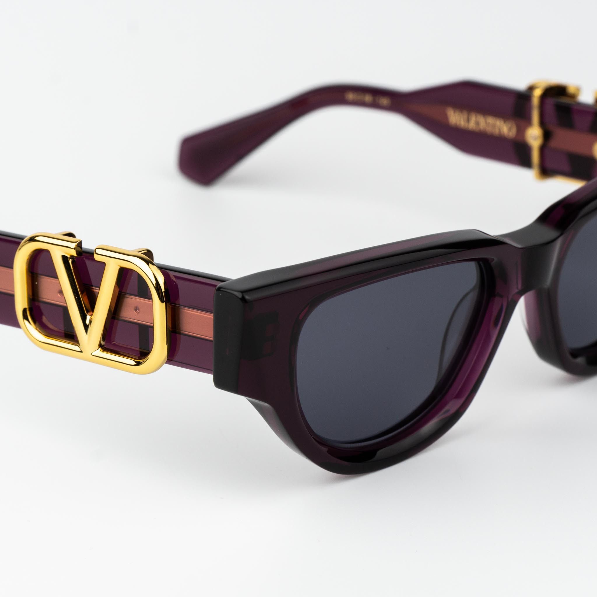 Valentino Valentino Women Sunglasses Cat Eye V - DUE VLS-103D-50 Size ONE SIZE - 6 Thumbnail