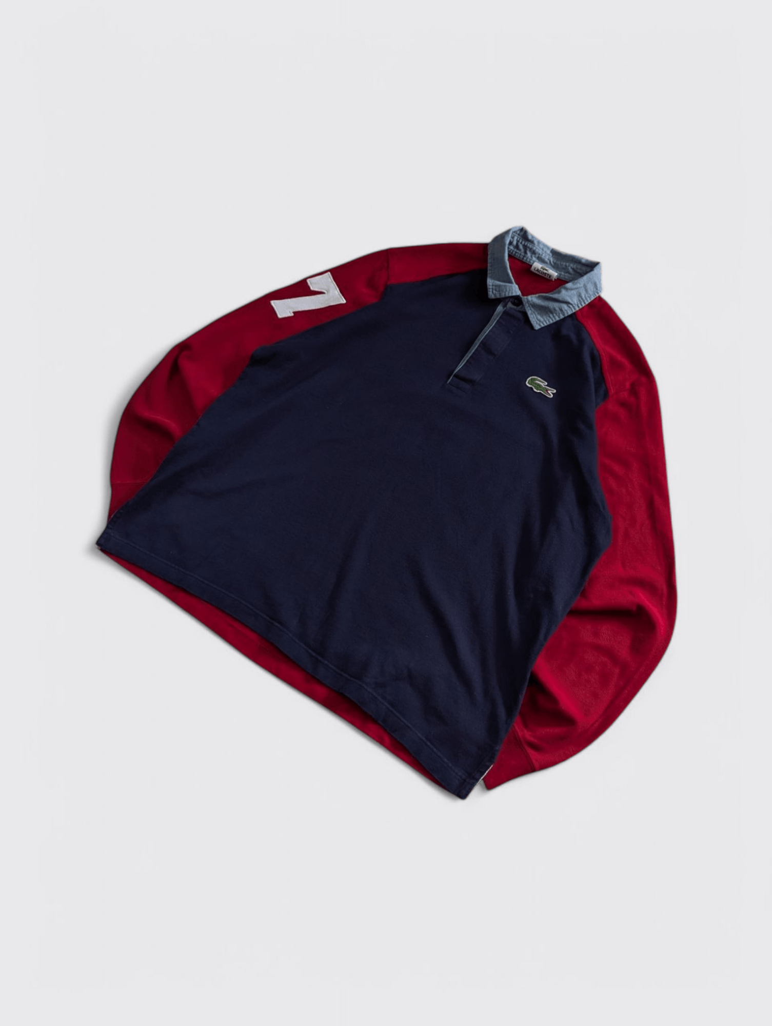 Lacoste Lacoste Vintage Rugby 27 Polo Shirt Size US XL / EU 56 / 4 - 3 Thumbnail