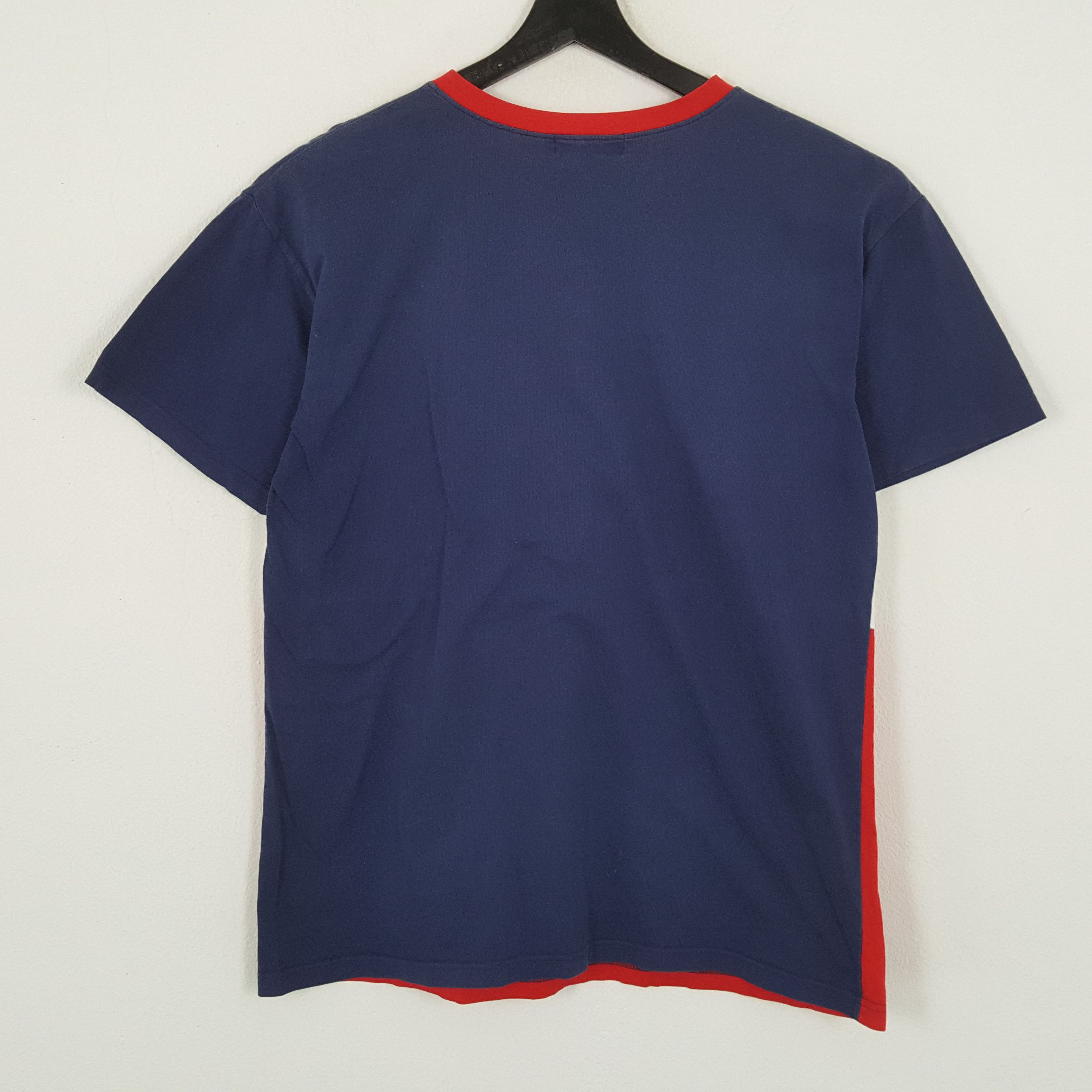 Vintage × Yves Saint Laurent YVES SAINT LAURENT Center Colours Spellout Design Tshirt Size US L / EU 52-54 / 3 - 3 Thumbnail
