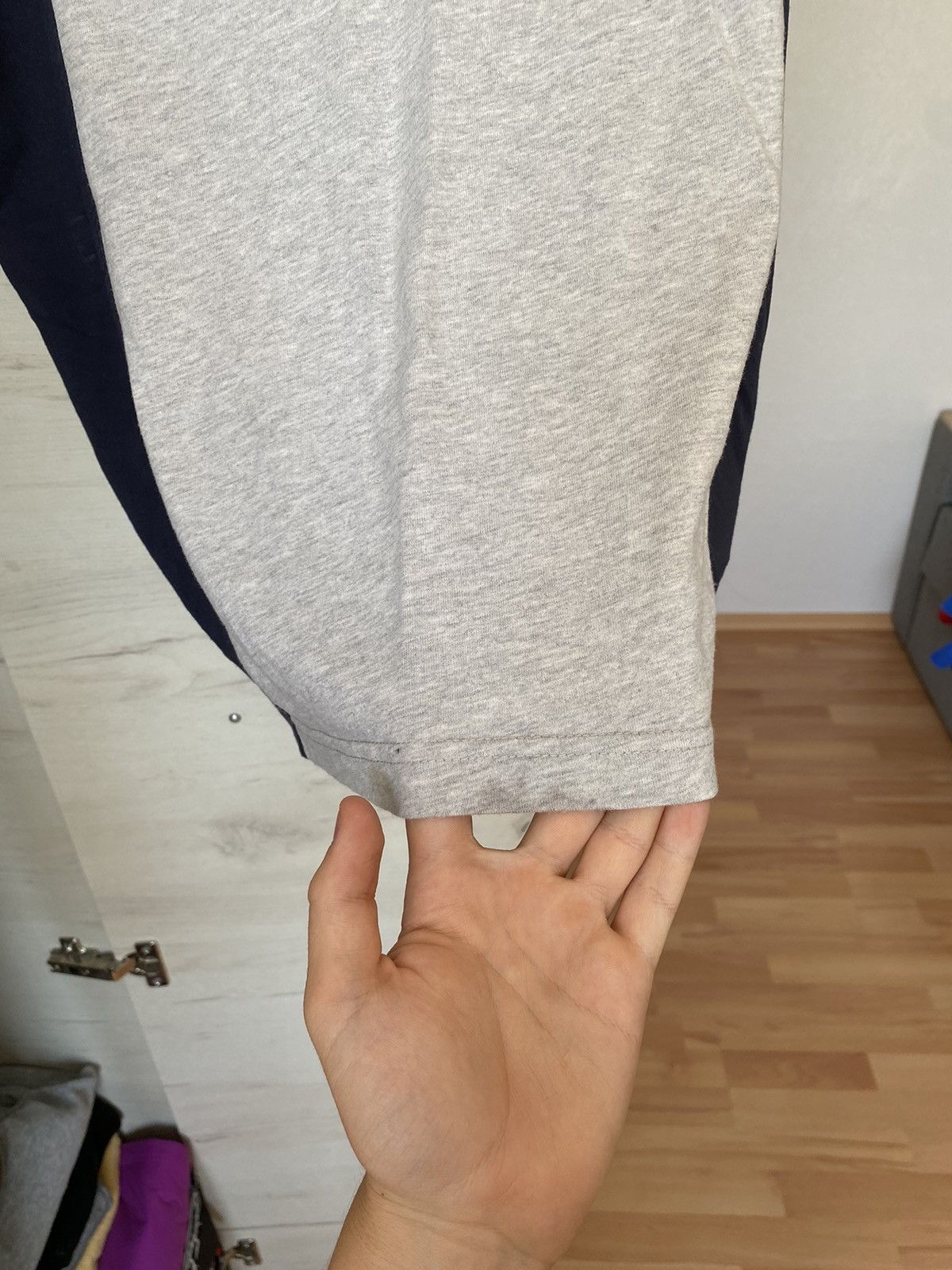 Palace PALACE DUO PANEL T-SHIRT - Sz LGrey White Skateboard Street Size US L / EU 52-54 / 3 - 3 Thumbnail