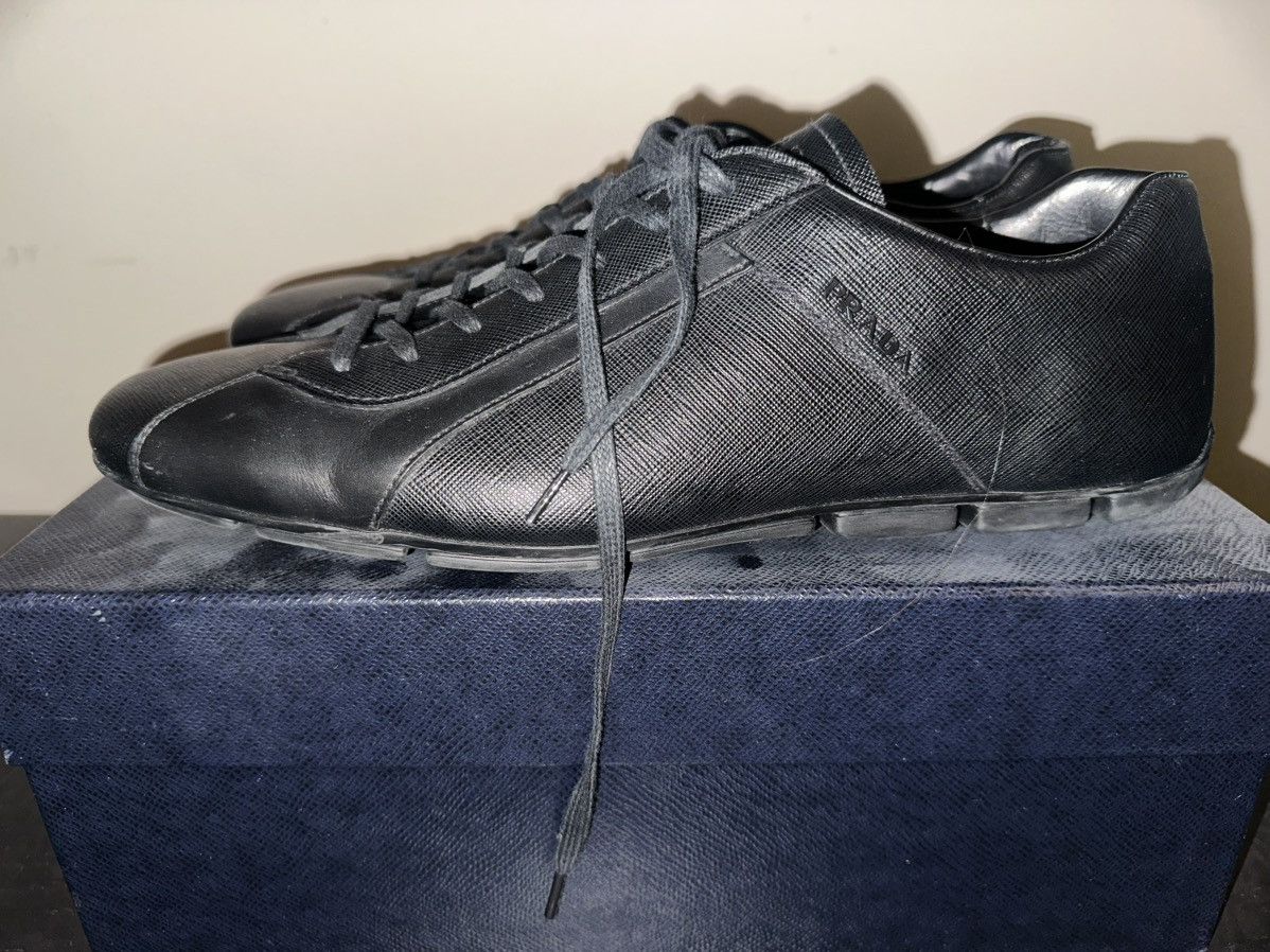Prada Men’s Prada Calzature Uomo Black Size 10 Size US 10 / EU 43 - 3 Thumbnail