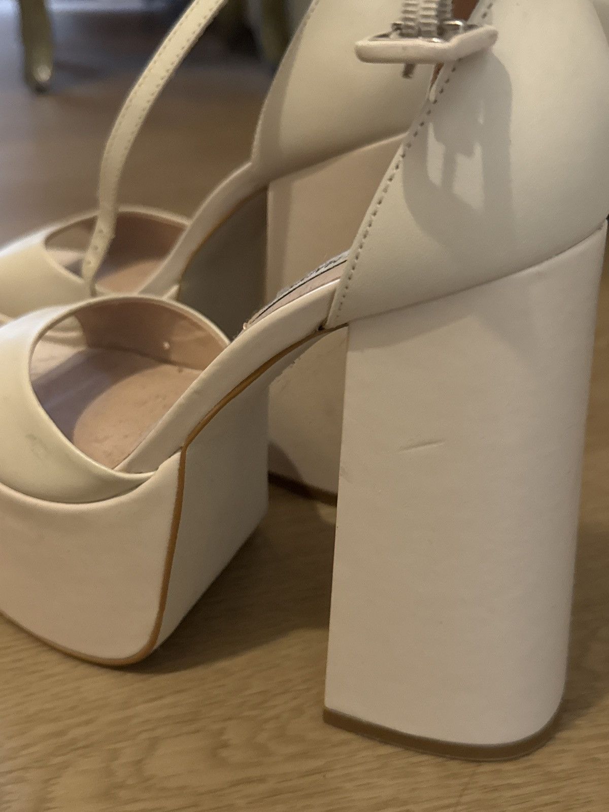 Steve Madden Cream Heels Size US 7 / IT 37 - 1 Thumbnail