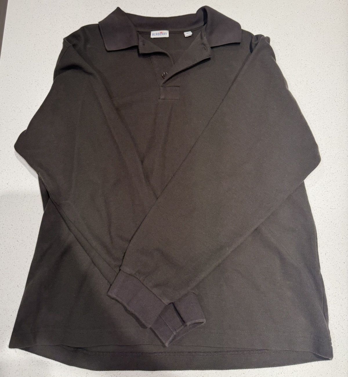 Burberry Burberry Polo Long Sleeve Size US M / EU 48-50 / 2 - 1 Thumbnail