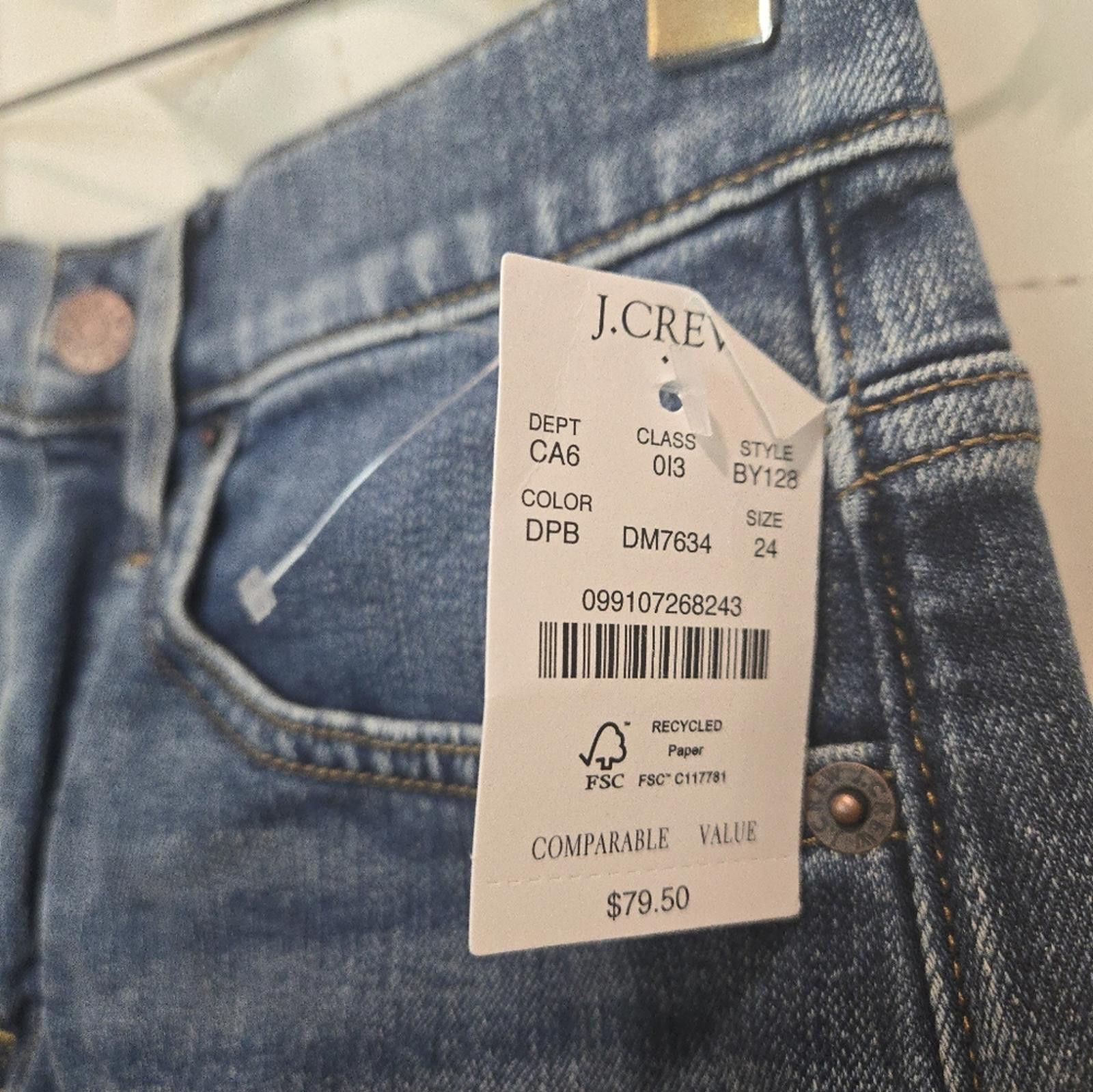 J.Crew J Crew Classic Denim Short Size 24" / US 00 / IT 34 - 2 Thumbnail