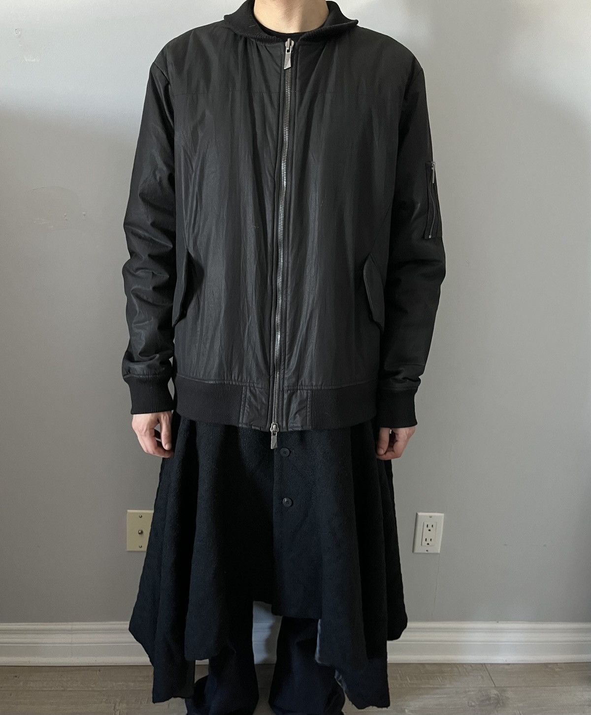 D.Gnak By Kang.D D.Gnak bomber jacket with skirt attachment Size US M / EU 48-50 / 2 - 2 Thumbnail