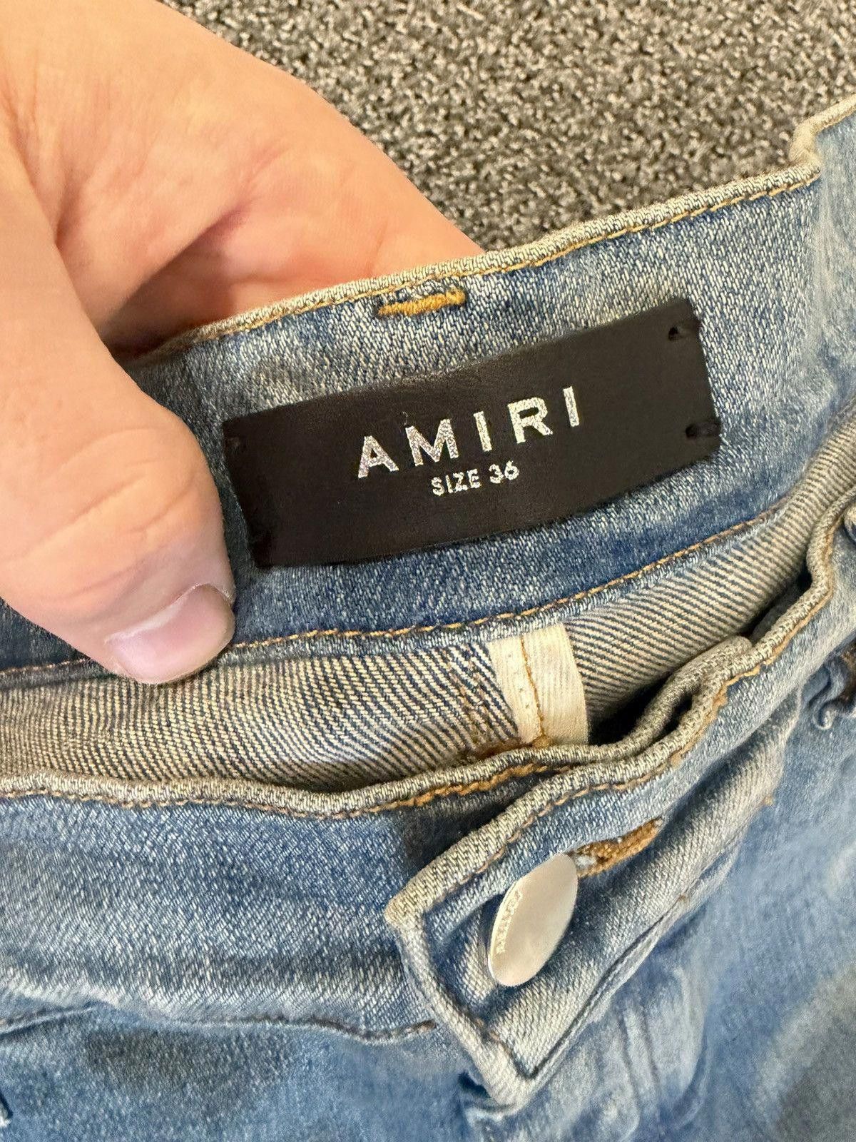 Amiri Amiri MX1 red patch jeans Size US 36 / EU 52 - 2 Thumbnail