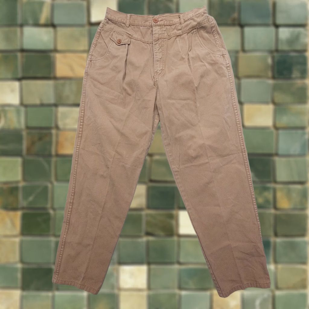 Vintage VINTAGE Rockies High Rise Chino Pants Womens 30 in 30 in Brown 80s 90s Southwestern Outdoor Vintage Rising? Size 38" / US 16 / IT 52 - 1 Thumbnail