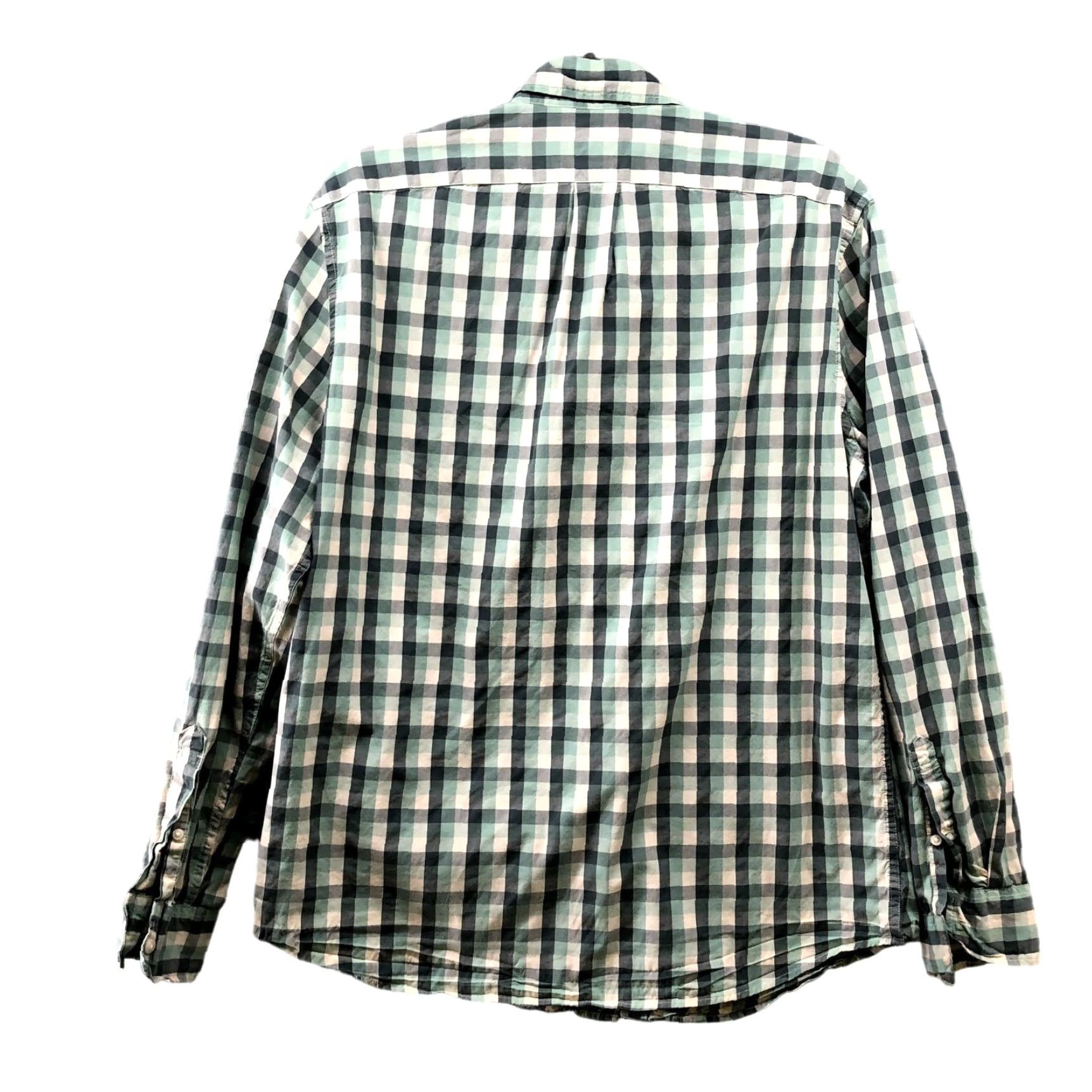 J.Crew J. Crew Long Sleeve Button-Down Shirt Mens L Green Plaid Secret Wash Classic Shirt Men L Green Plaid Secret Wash Shirting Classic Size US L / EU 52-54 / 3 - 2 Thumbnail