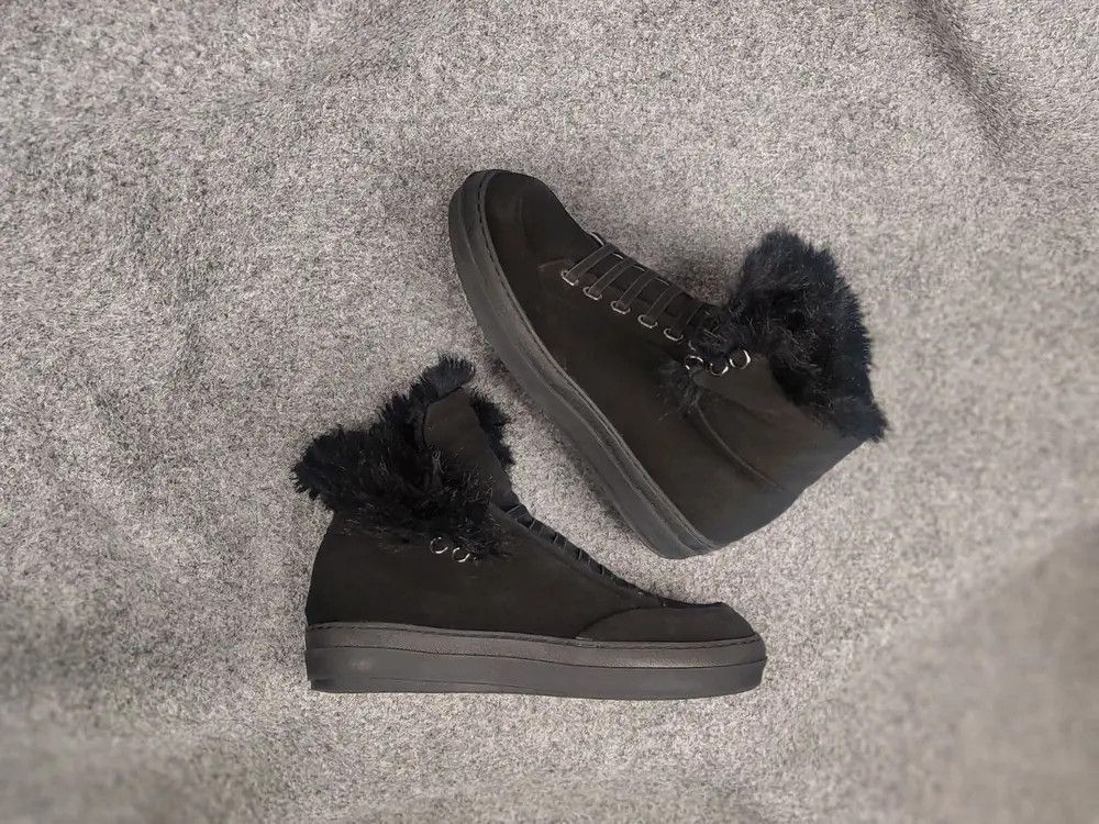 Jil Sander Jil Sander Navy Collection Suede Leather boots fur Shoes Size US 10 / IT 40 - 1 Thumbnail