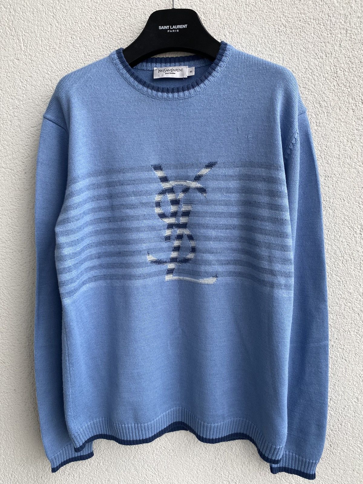 Yves Saint Laurent Super Soft YSL Sweater Wool YSL Sweatshirt Size US M / EU 48-50 / 2 - 1 Thumbnail