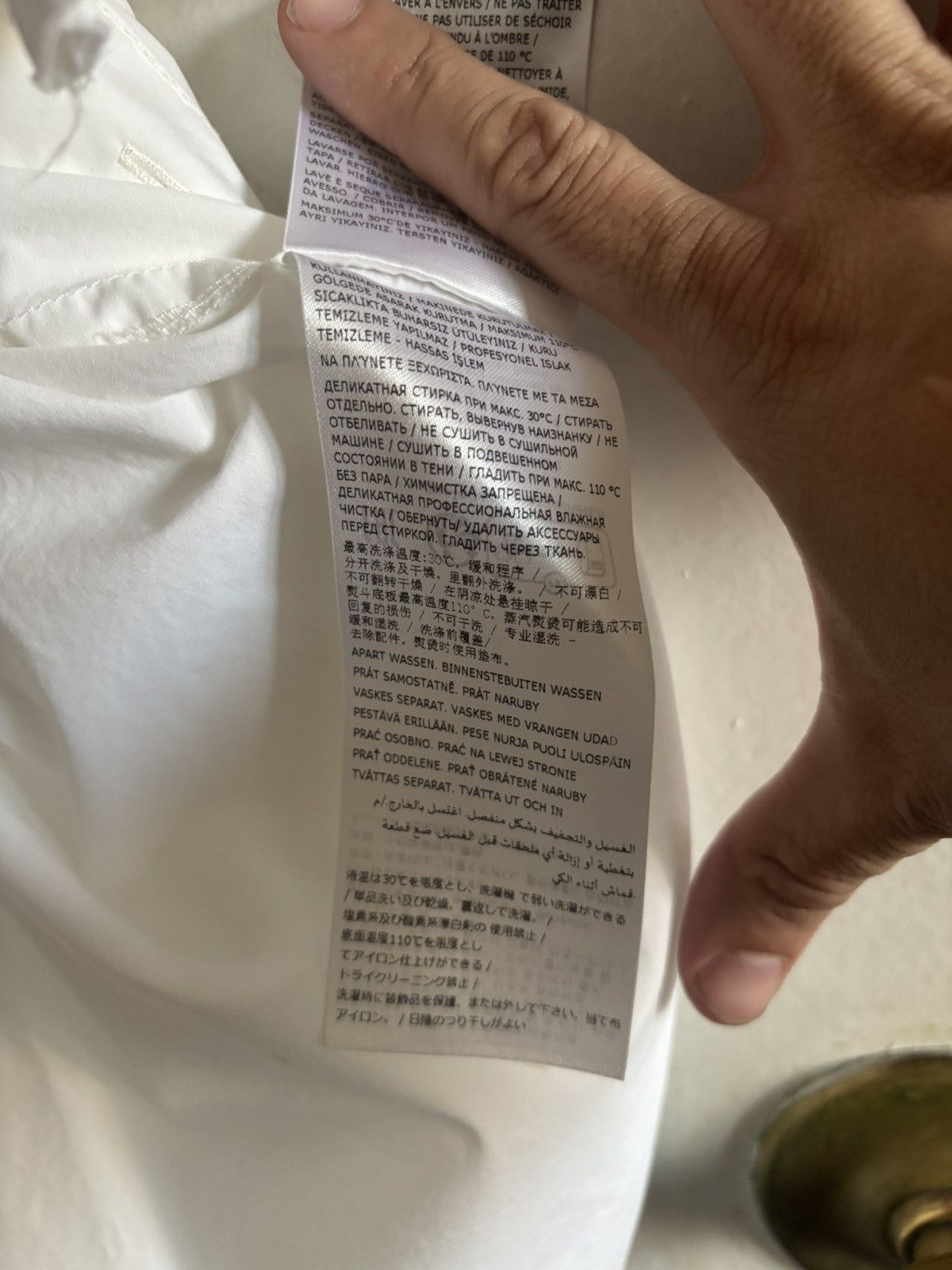 Maison Margiela MARGELA MM6 OVERSIZED BUTTON UP SHIRT Size US L / EU 52-54 / 3 - 8 Thumbnail