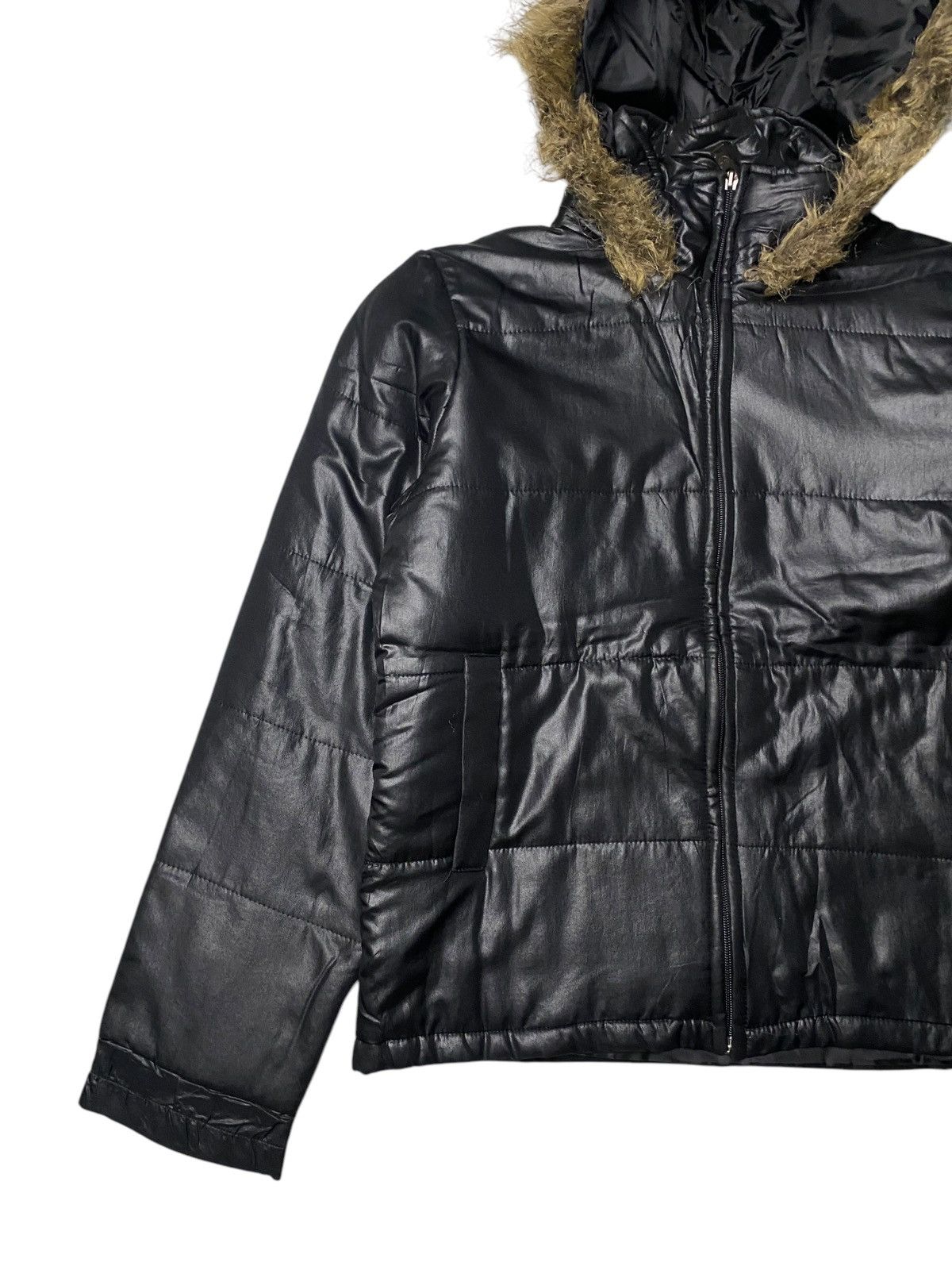 If Six Was Nine 2000's Mignon Fur Black Puffer Jacket Size US M / EU 48-50 / 2 - 3 Thumbnail