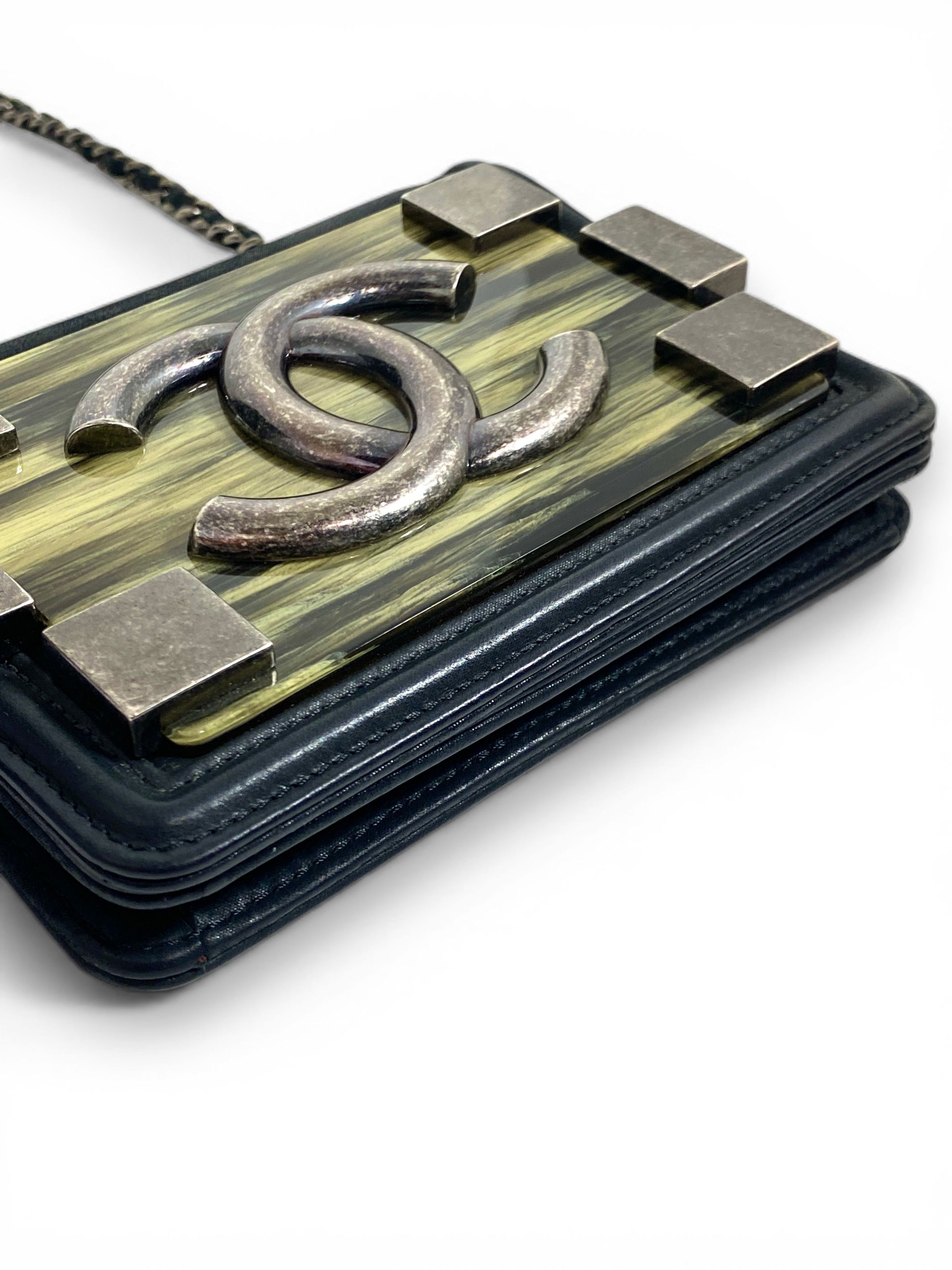 Chanel Chanel CC Logo Boy Brick Leather Flap Shoulder Cross Bag Size ONE SIZE - 10 Thumbnail