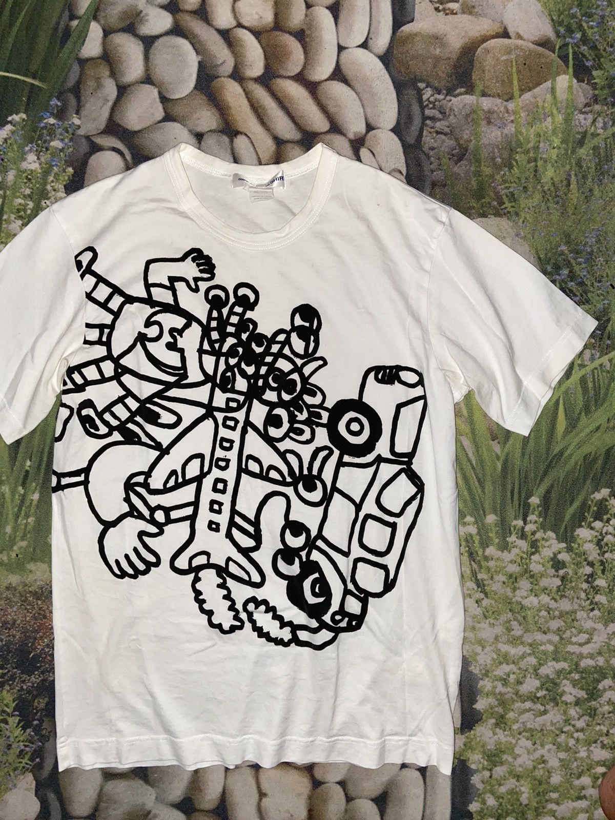 Comme des Garcons NOAH LYON X COMME DES GARCONS SHIRT SKETCH TEE Size US M / EU 48-50 / 2 - 2 Thumbnail