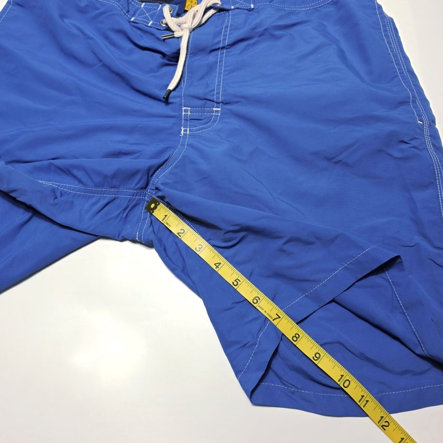 Polo Ralph Lauren Polo Ralph Lauren Kailua Swim Trunks Shorts Men Large 8.5 Inch Classic Fit Blue Solid Logo Mesh Brief Trunks Bottom Swim Shorts Mens Size US L / EU 52-54 / 3 - 7 Thumbnail