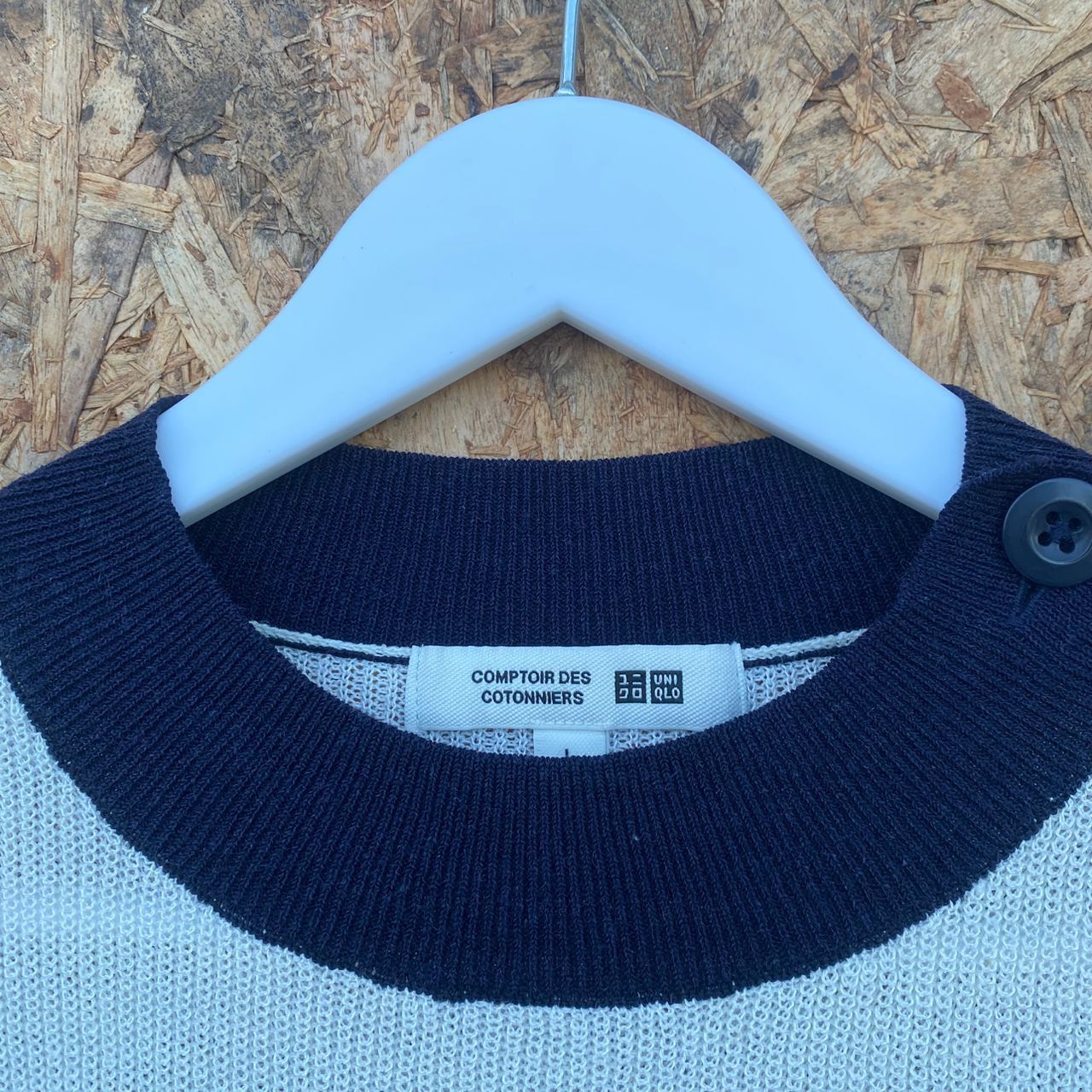 Uniqlo Comptoir Des Cotonniers Uniqlo Stripe Cardigan Knitwear Size L / US 10 / IT 46 - 3 Thumbnail