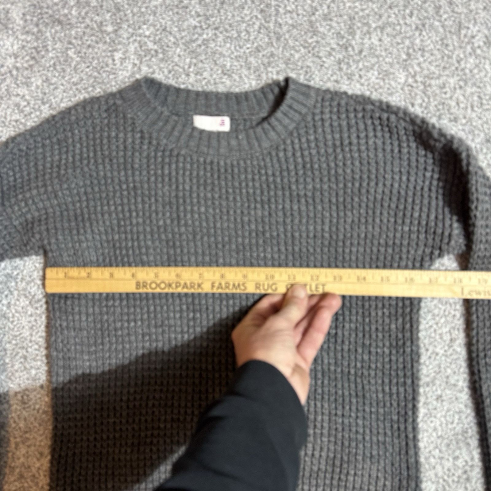 Other Lagenlook Sweater Womens S Thermal Waffle Knit Grandpacore Size S / US 4 / IT 40 - 3 Thumbnail