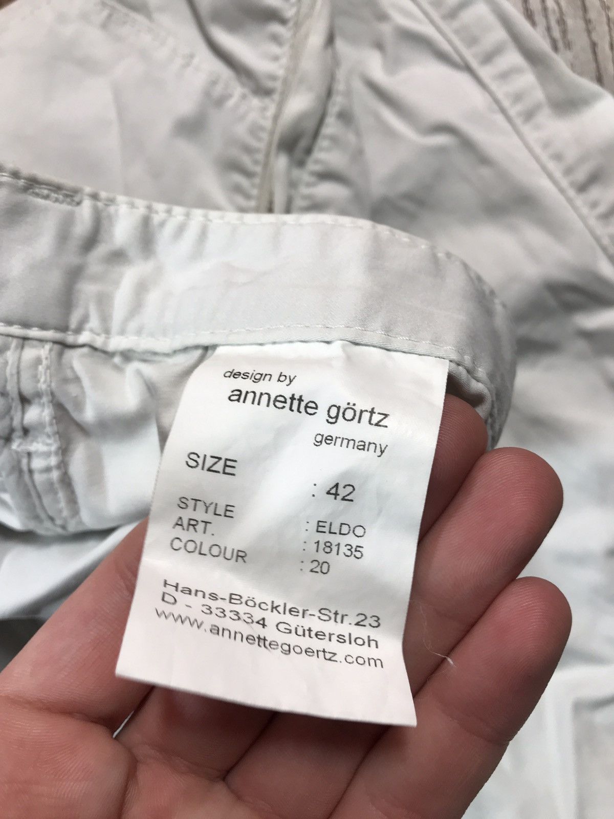 Annette Gortz Annette Gortz Avant Garde Cotton Pants Size 28" / US 6 / IT 42 - 10 Thumbnail
