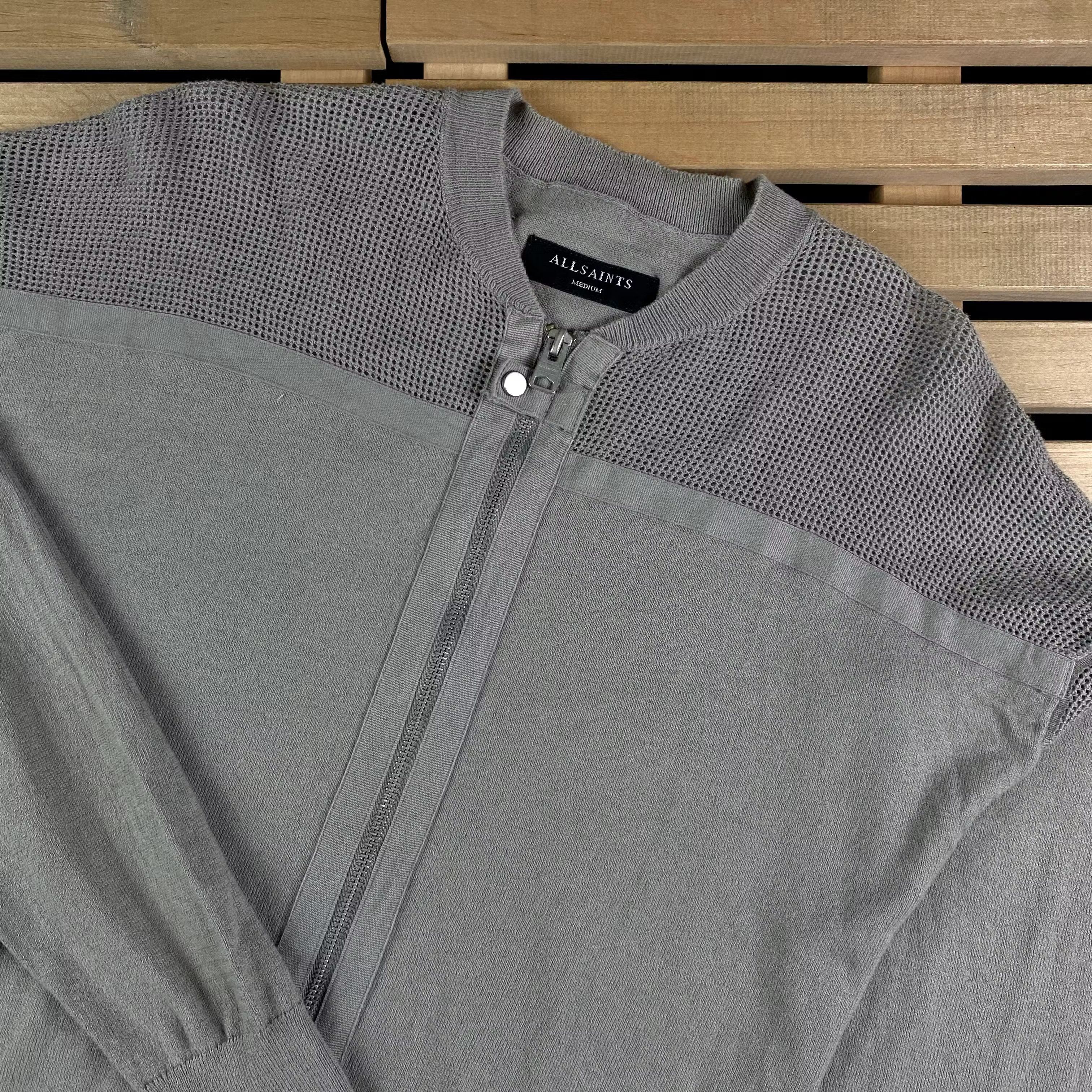 Allsaints Mens Bomber Full Zip Allsaints Size M Size US M / EU 48-50 / 2 - 2 Thumbnail