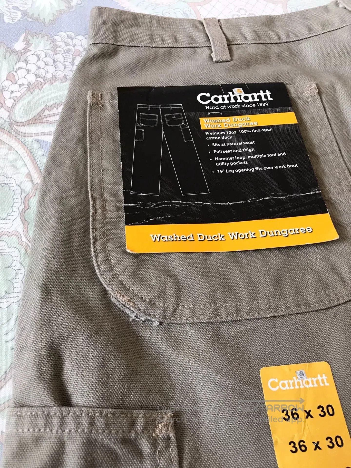 Carhartt Carhartt B11 DES Cargo Pants W36L30. Size US 36 / EU 52 - 7 Thumbnail