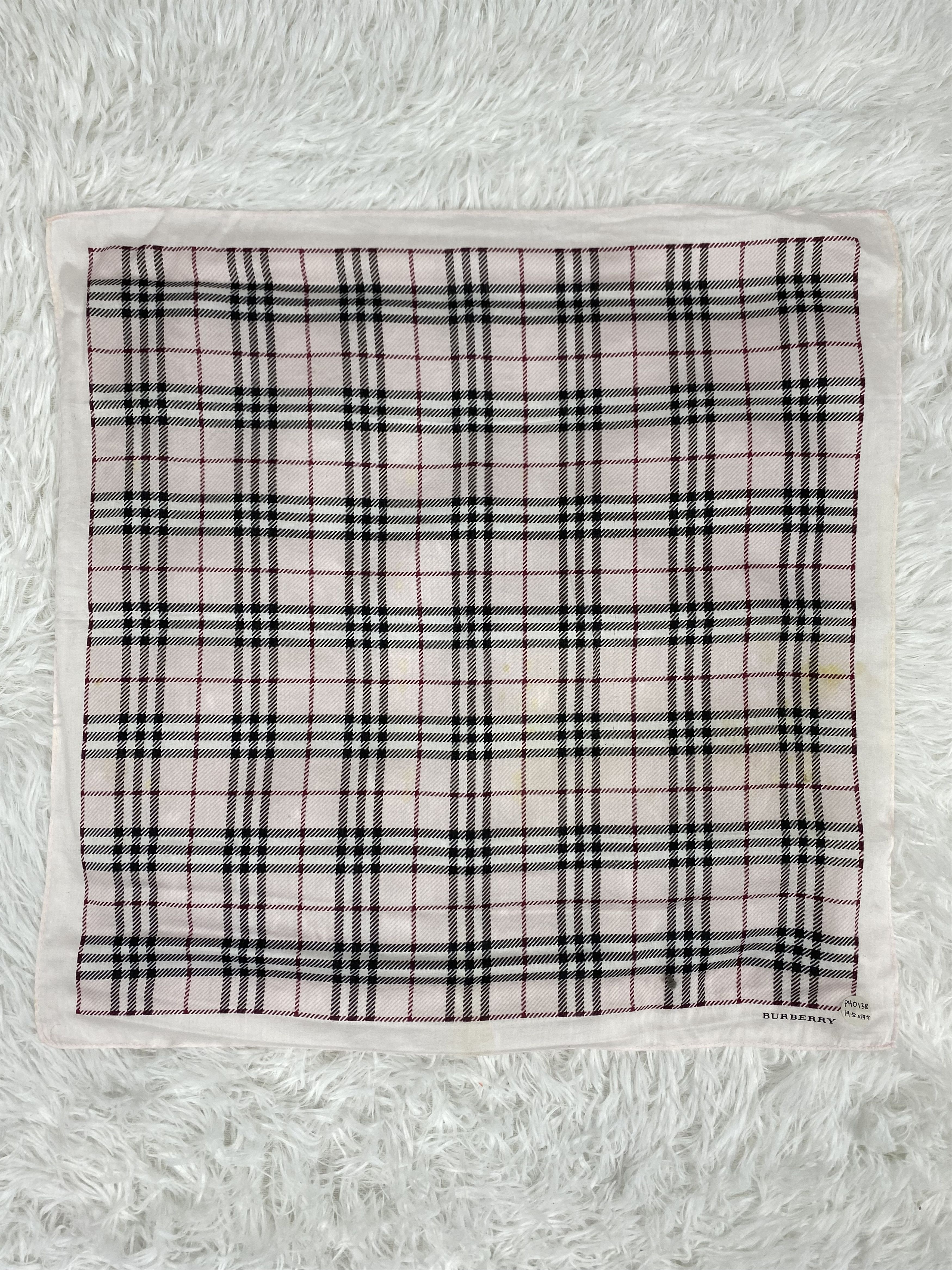 Burberry Vintage Burberry Handkerchief PH0138 Size ONE SIZE - 5 Thumbnail