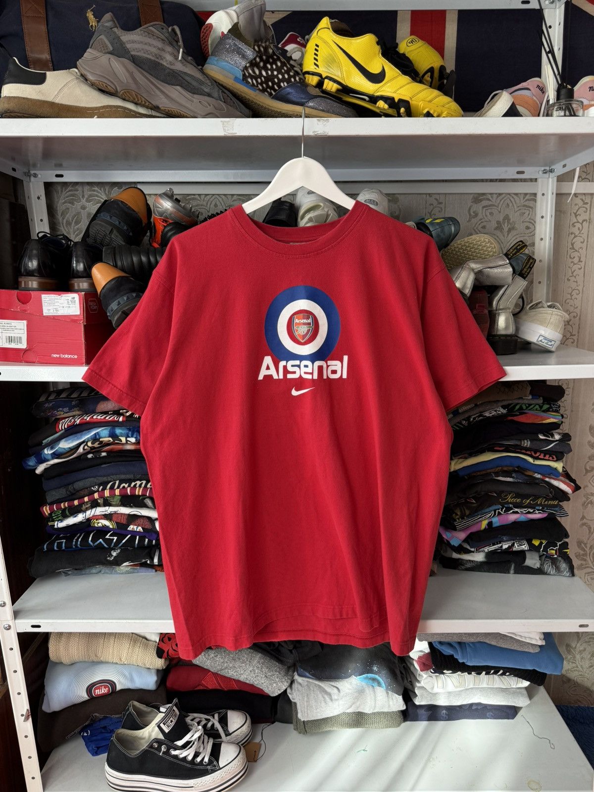 Nike Vintage Arsenal T-shirt Big Logo Blokecor Size US L / EU 52-54 / 3 - 1 Thumbnail