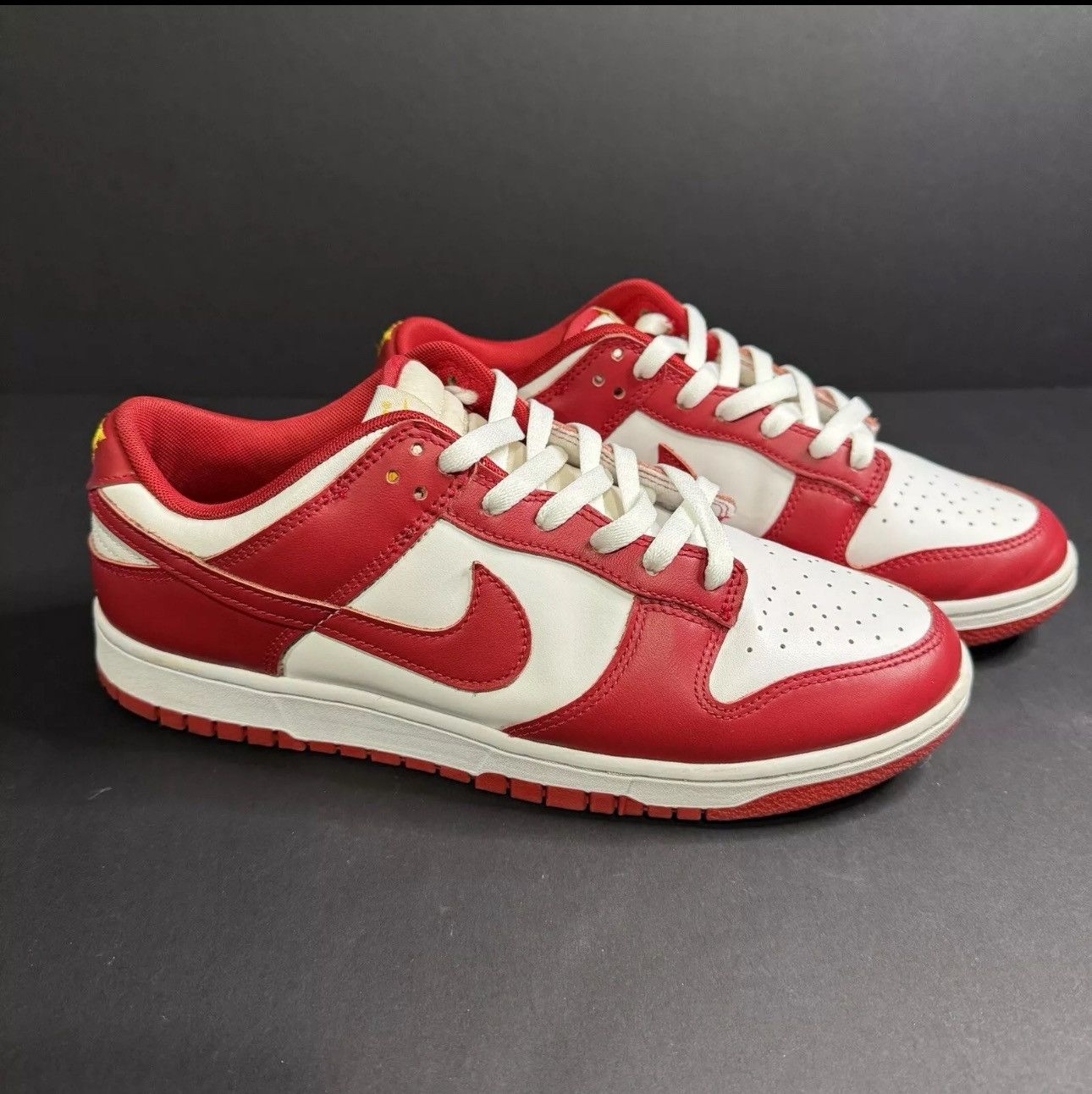 Nike Nike Dunk Low University Red Sneakers Size 9.5 For Men Size US 9.5 / EU 42-43 - 1 Thumbnail