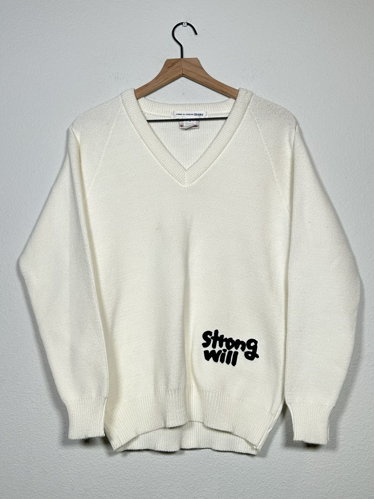 Comme des Garcons Strong Will Knit Sweater Size US S / EU 44-46 / 1 - 1 Thumbnail