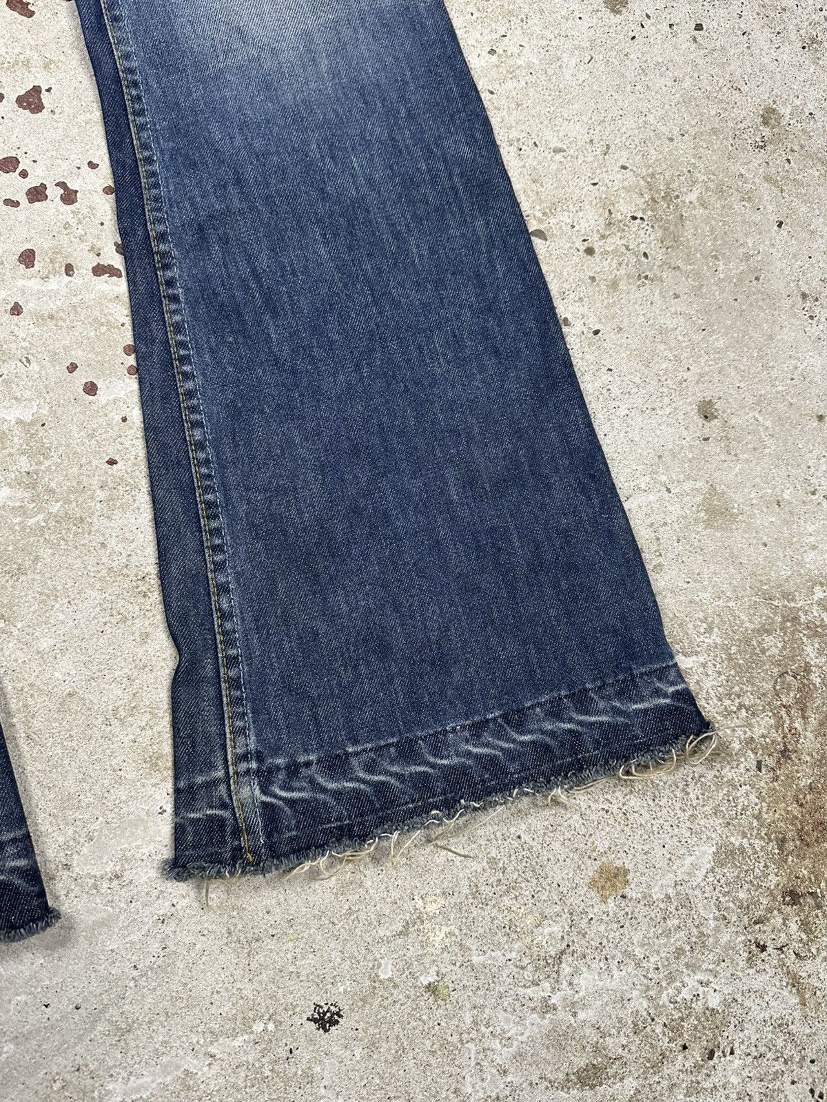 If Six Was Nine × Japanese Brand × Le Grande Bleu (L.G.B.) Vintage Y2K Reworked Flare Boot Cut Distressed Jeans Japan Size US 30 / EU 46 - 11 Thumbnail